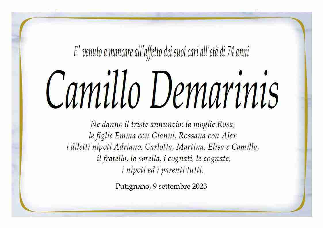 Camillo Demarinis