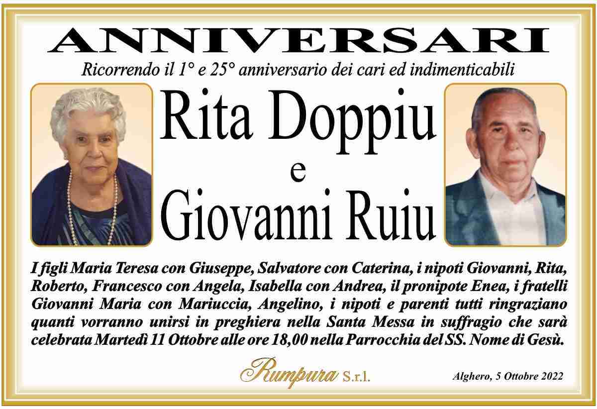 Rita Doppiu e Giovanni Ruiu