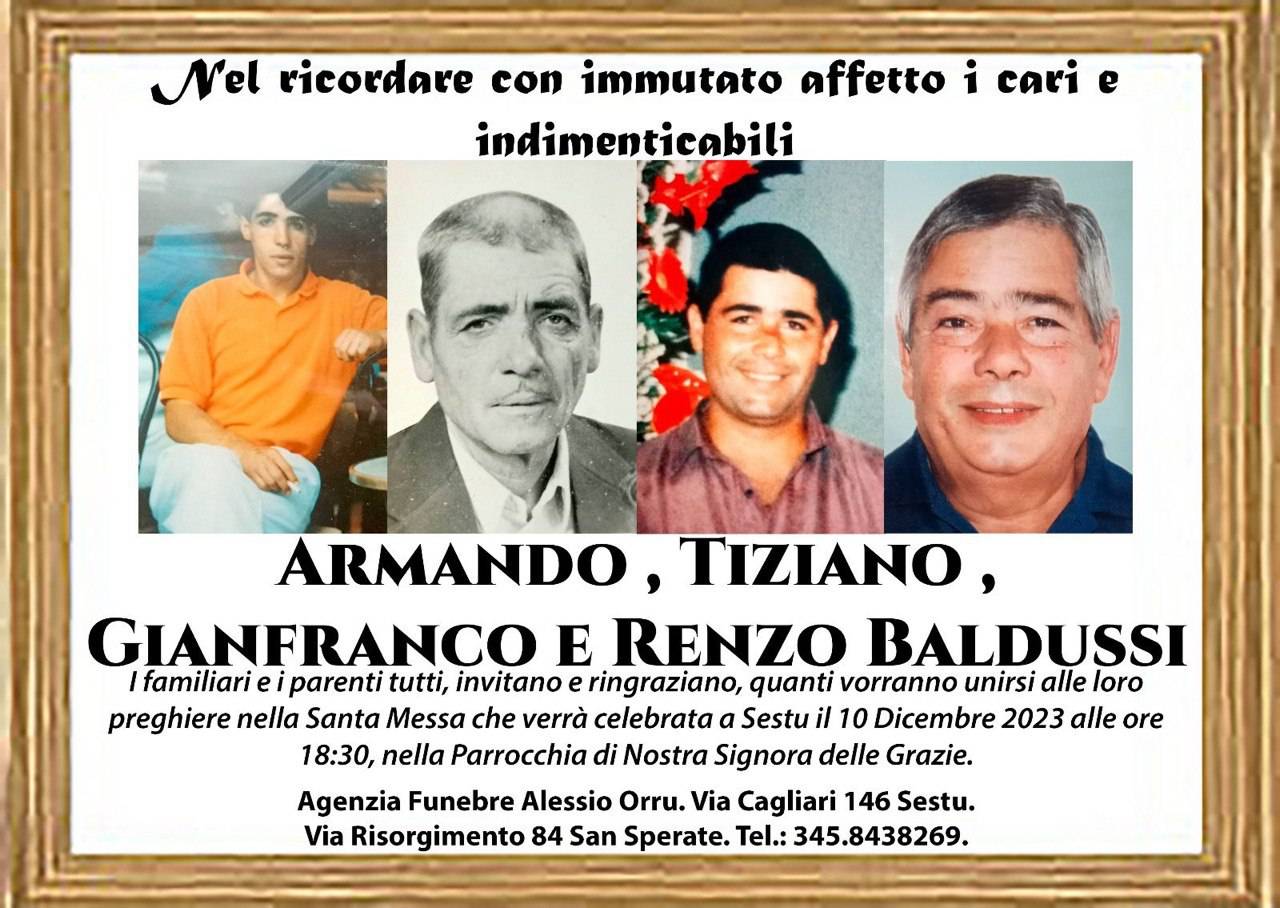 Armando, Tiziano, Gianfranco e Renzo Baldussi