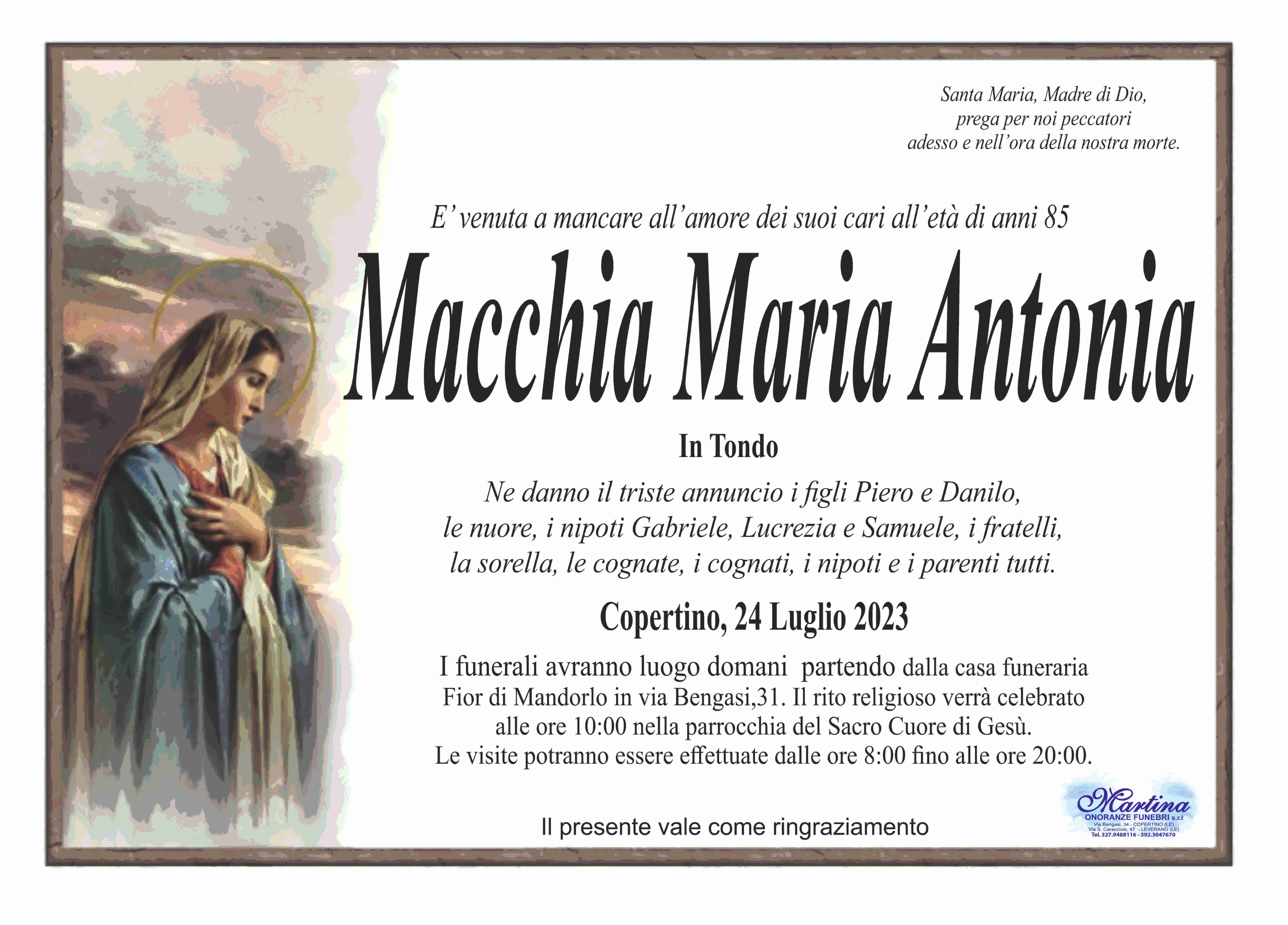 Maria Antonia Macchia