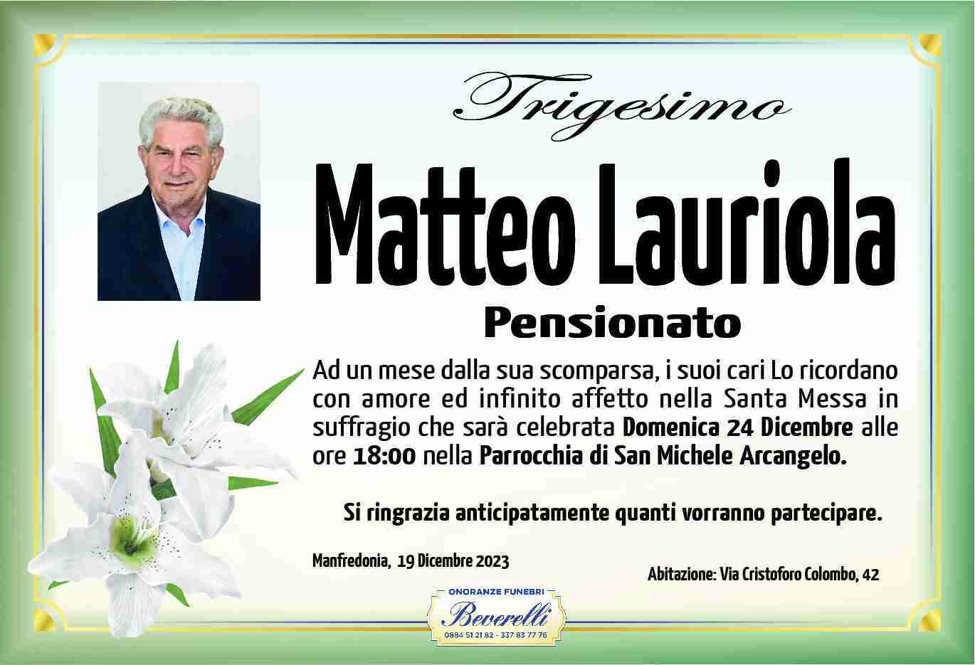 Matteo Lauriola