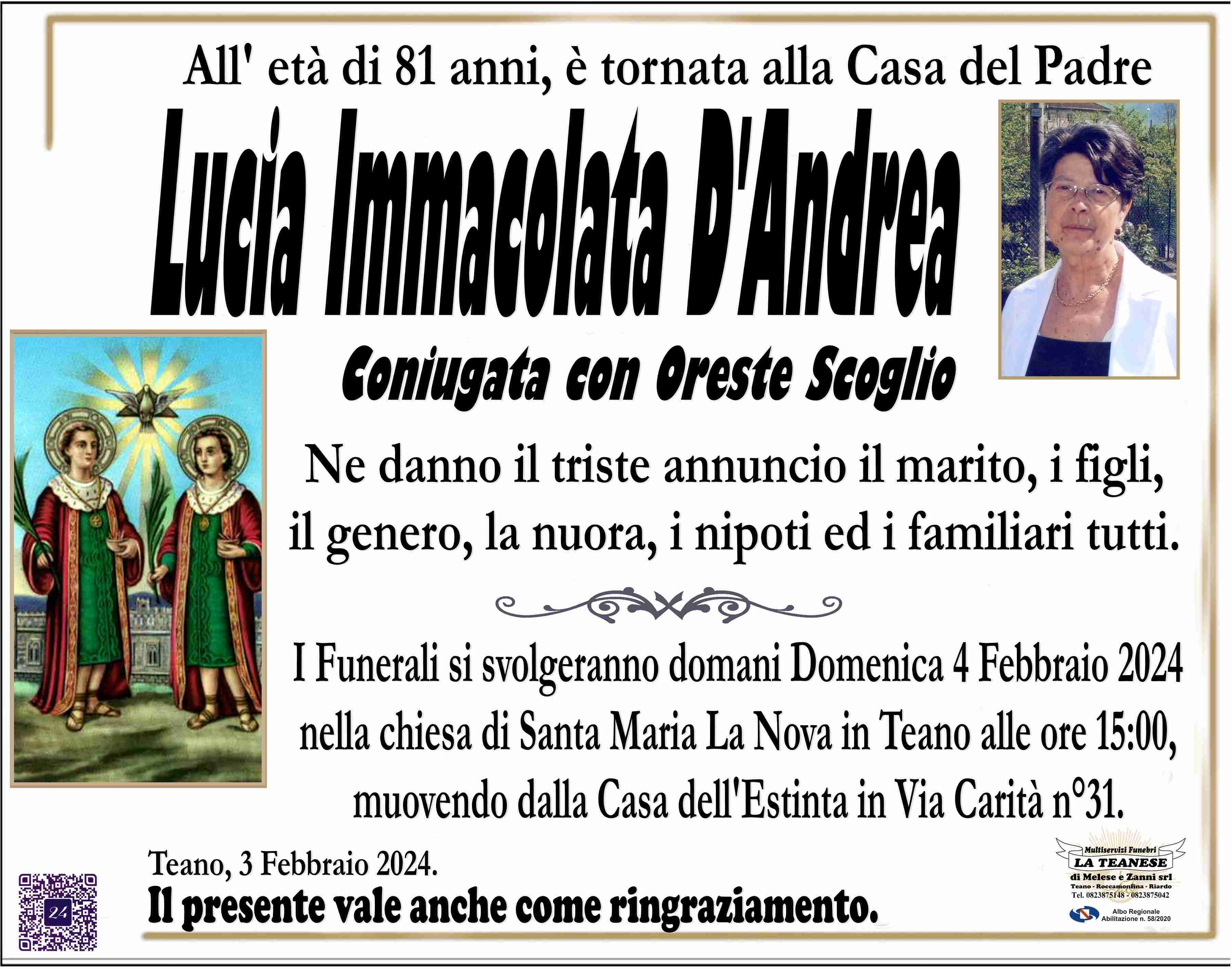 Lucia Immacolata D'Andrea