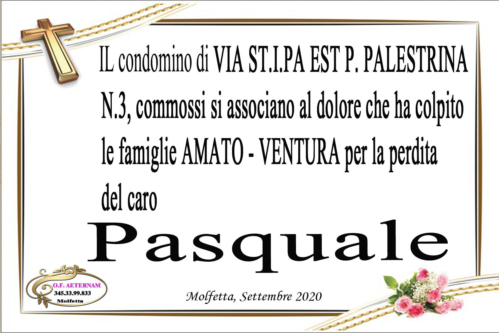 Il condominio di Via ST. I. PA. Est P. Palestrina 3