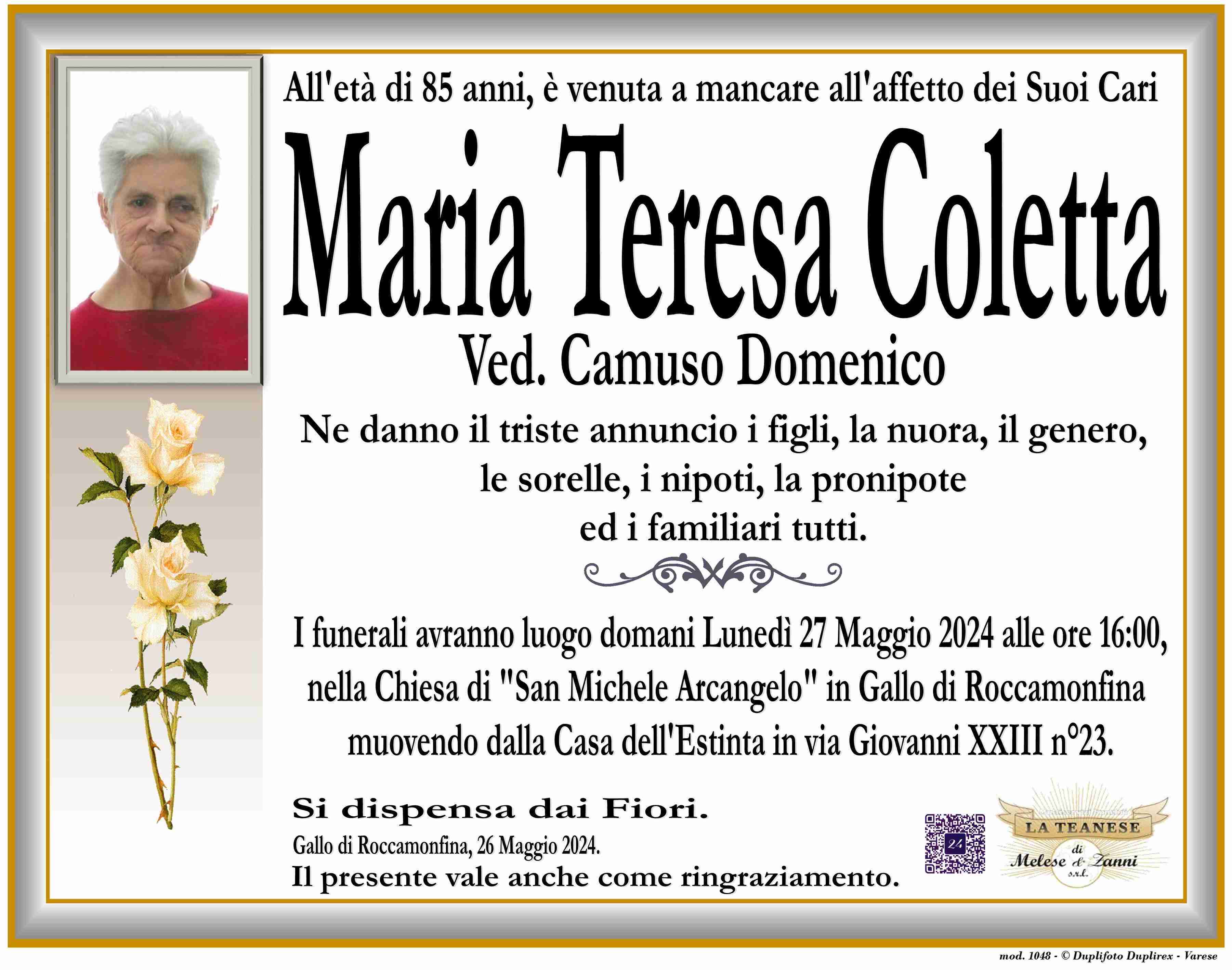 Maria Teresa Coletta