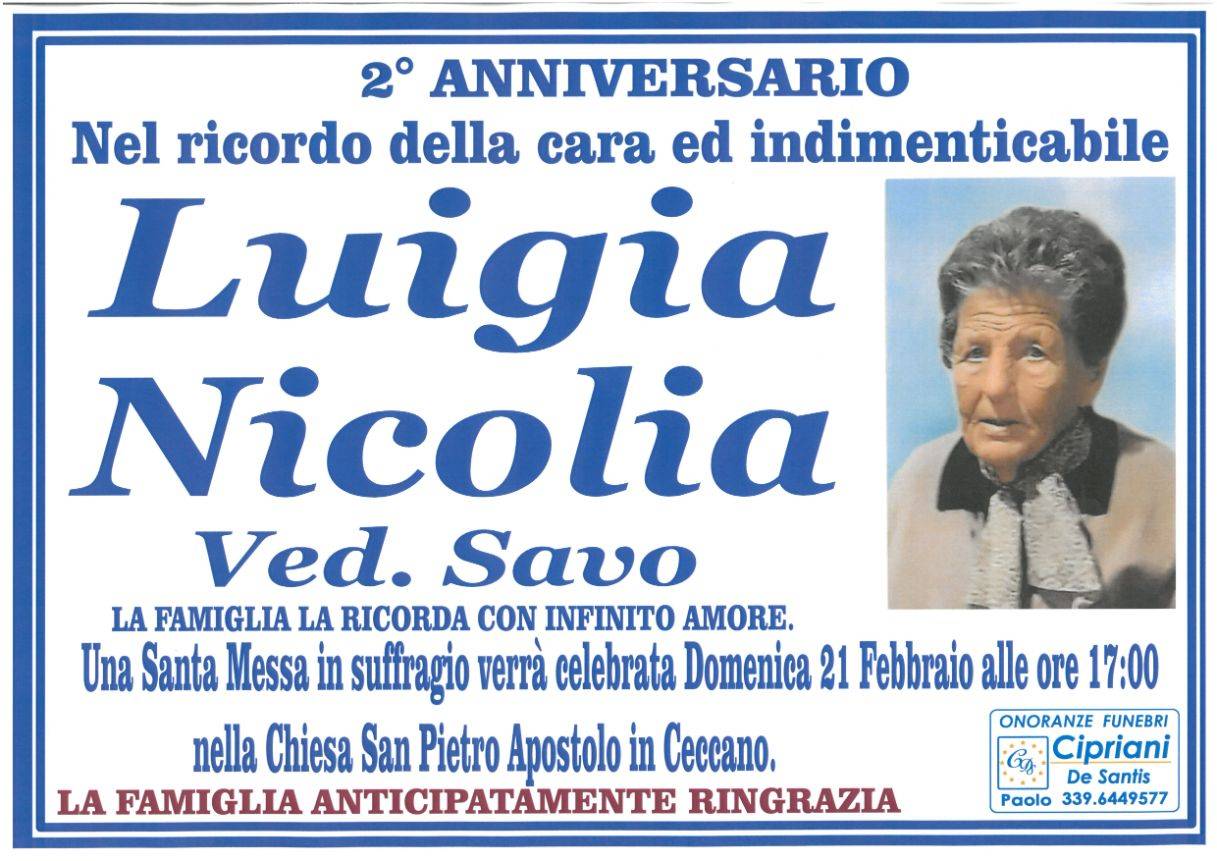 Luigia Nicolia