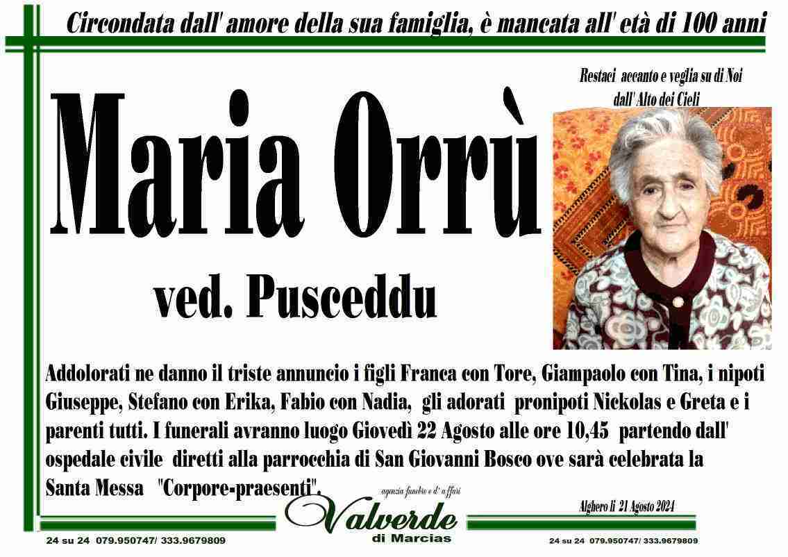 Maria Orru'