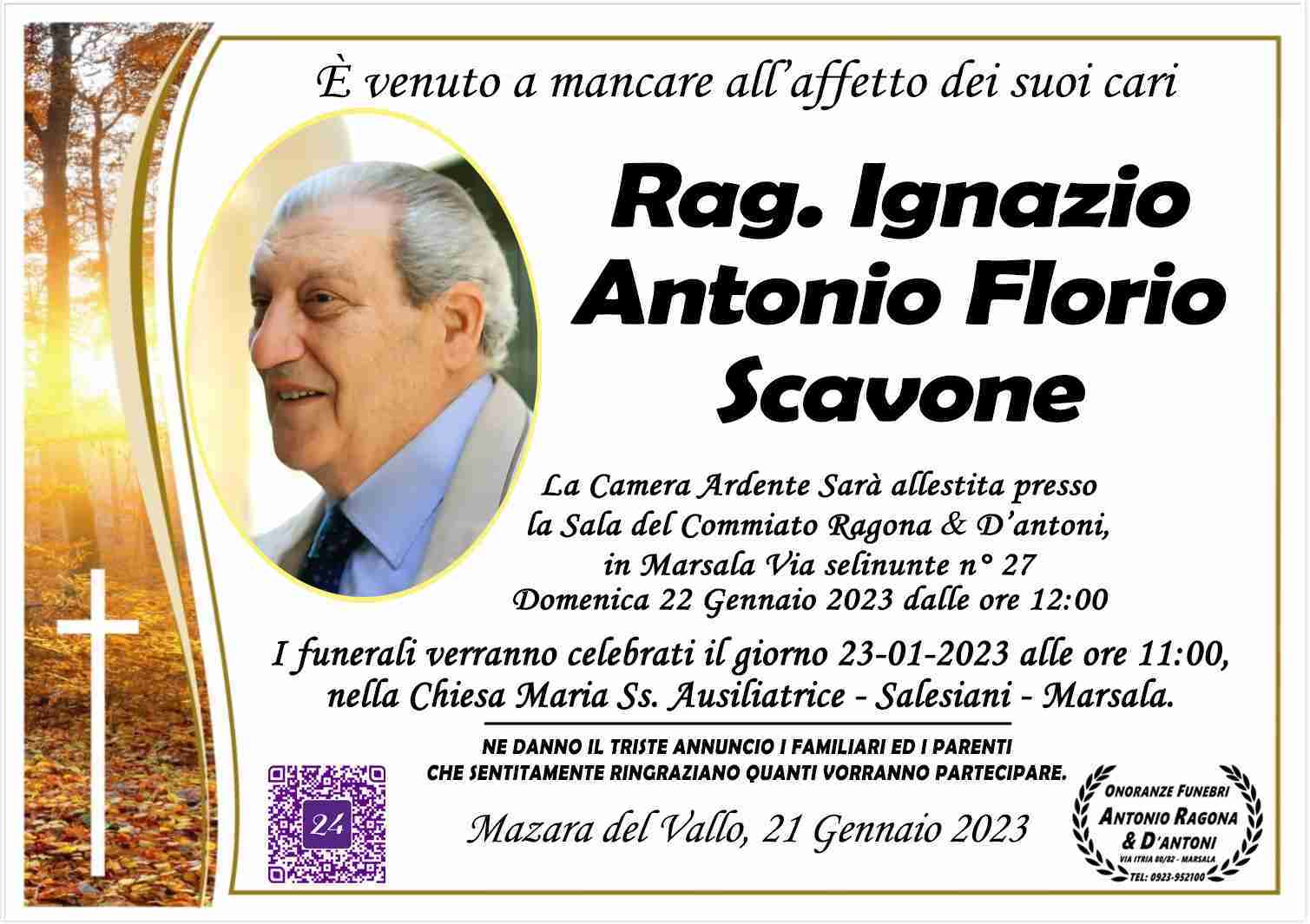 Rag. Ignazio Antonio Florio Scavone