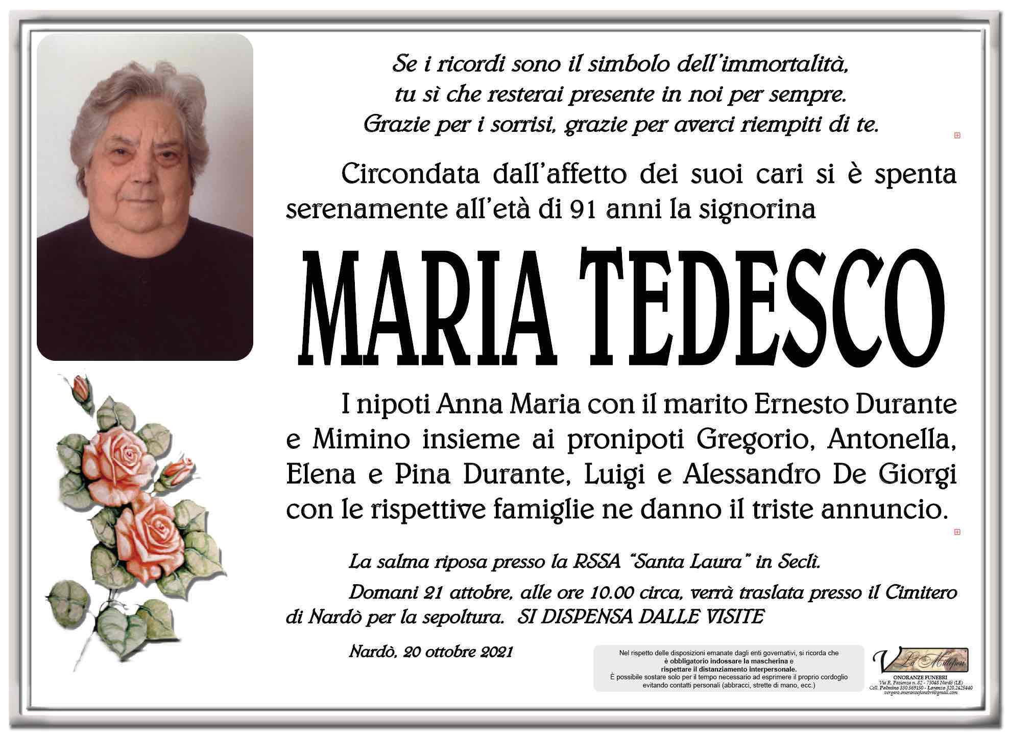 Maria Tedesco