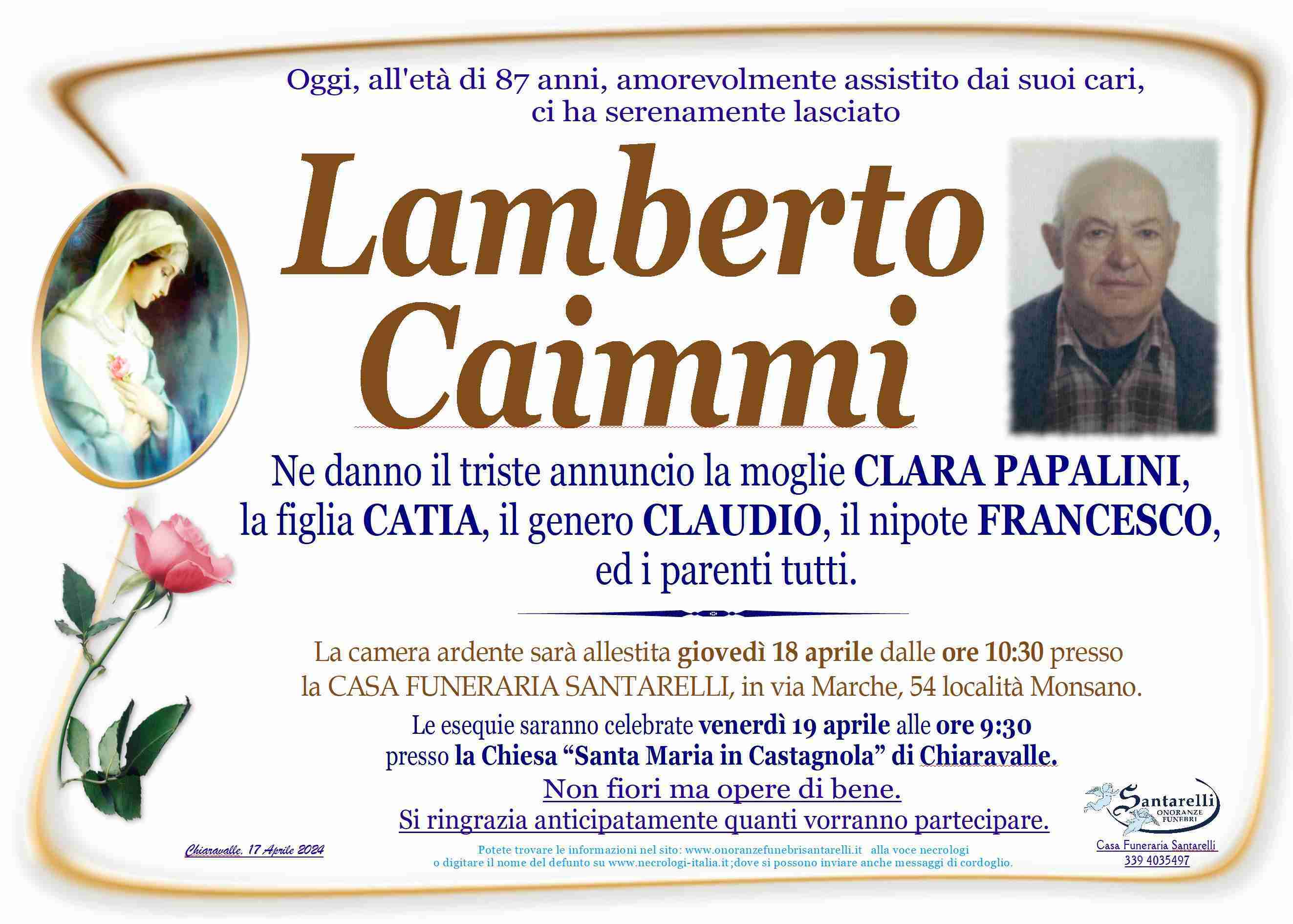 Lamberto Caimmi