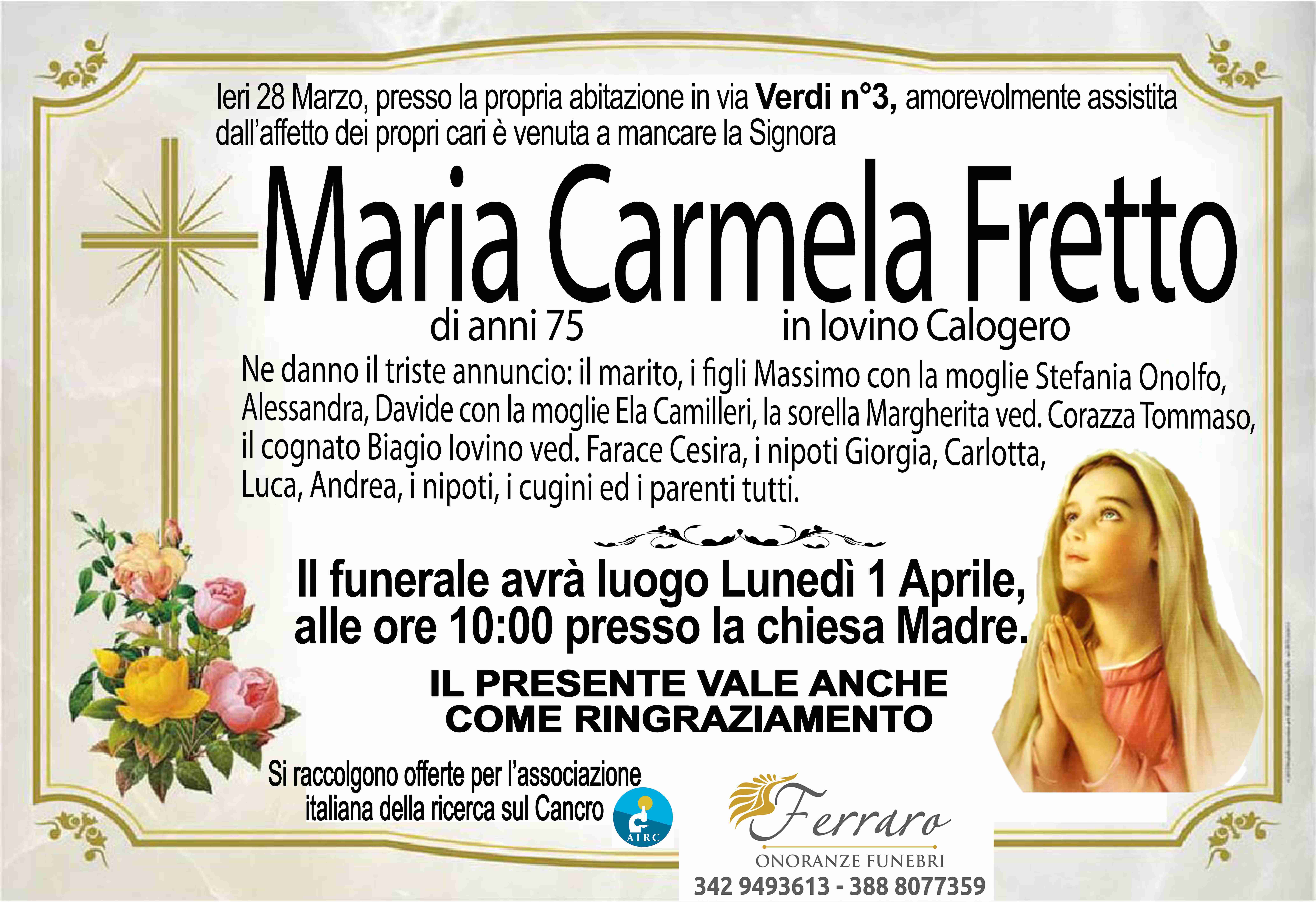 Maria Carmela Fretto