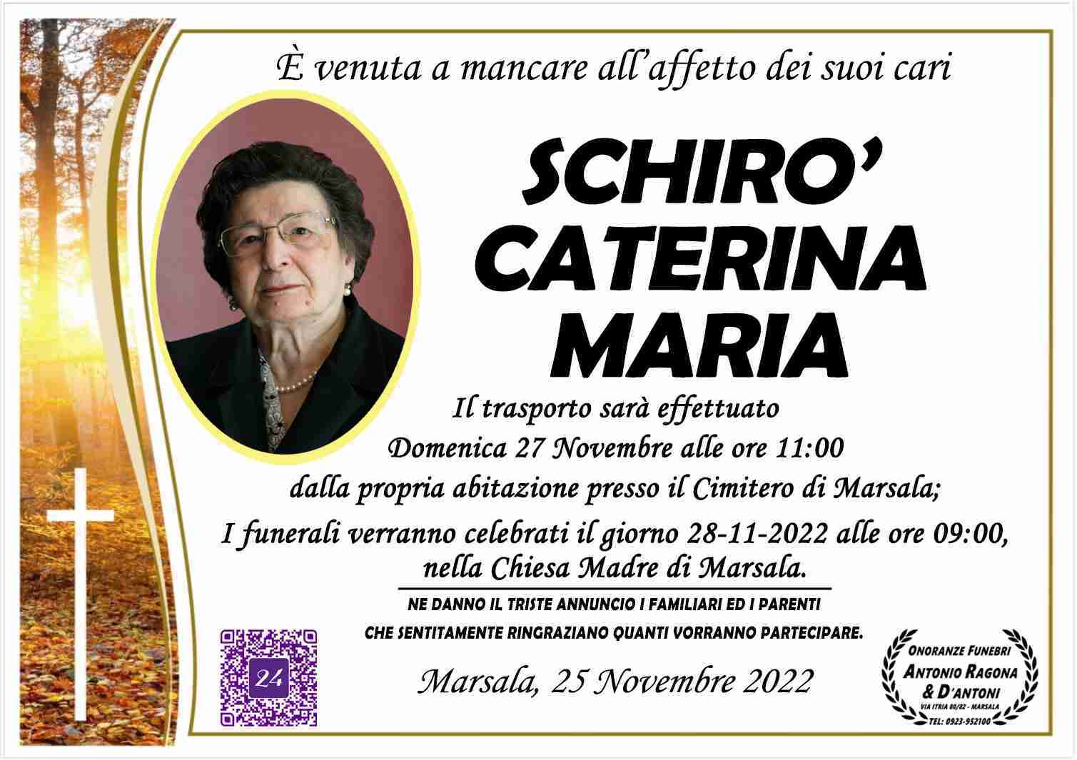 Caterina Maria Schirò