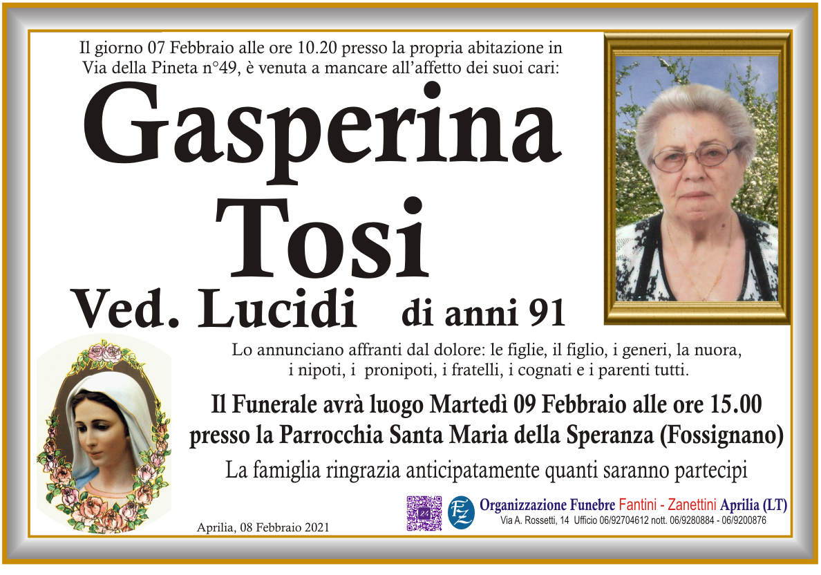 Gasperina Tosi