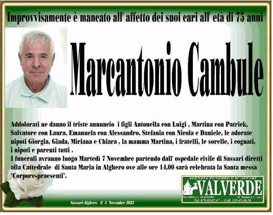 Marcantonio Cambule