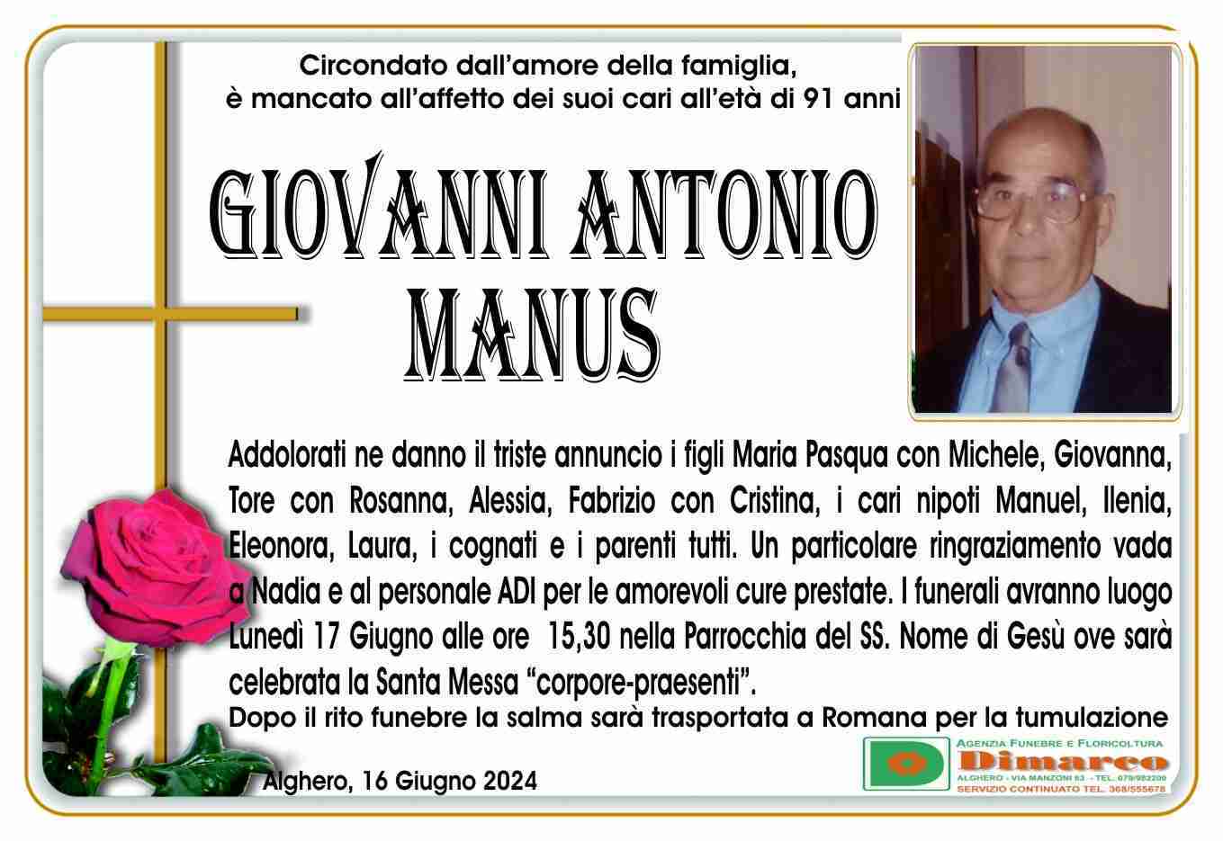 Giovanni Antonio Manus