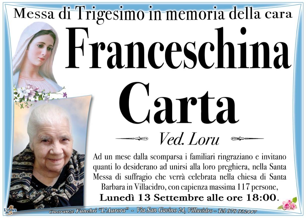 Franceschina Carta