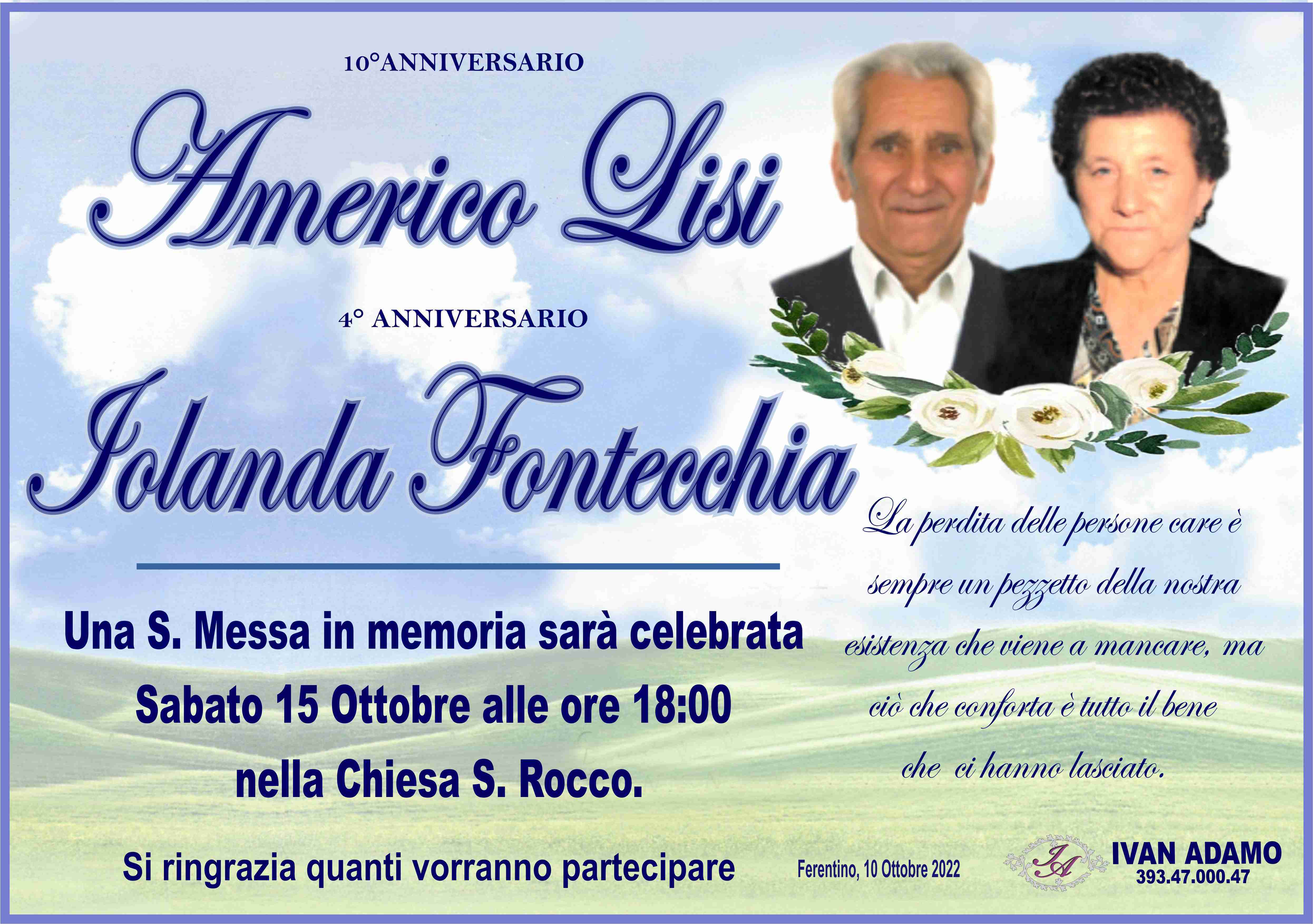 Americo Lisi e Iolanda Fontecchia