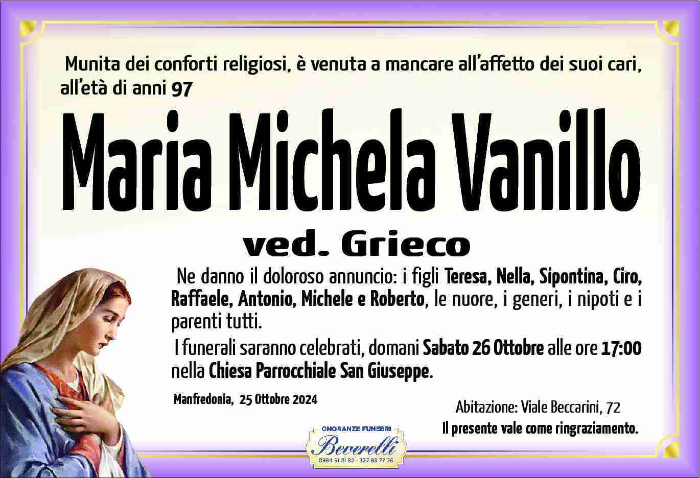 Maria Michela Vanillo