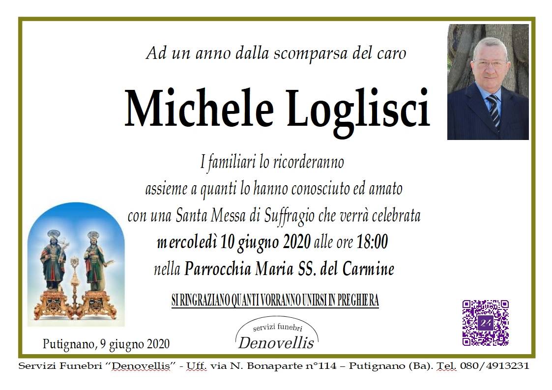 Funerali e annunci funebri a Michele Loglisci Funer24