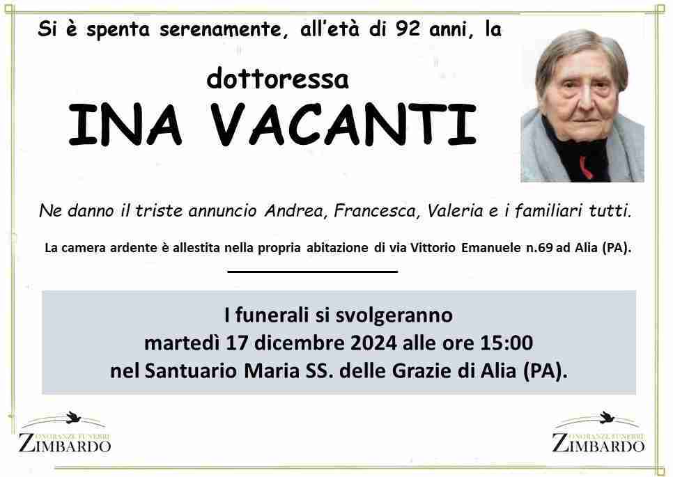 Ina Vacanti