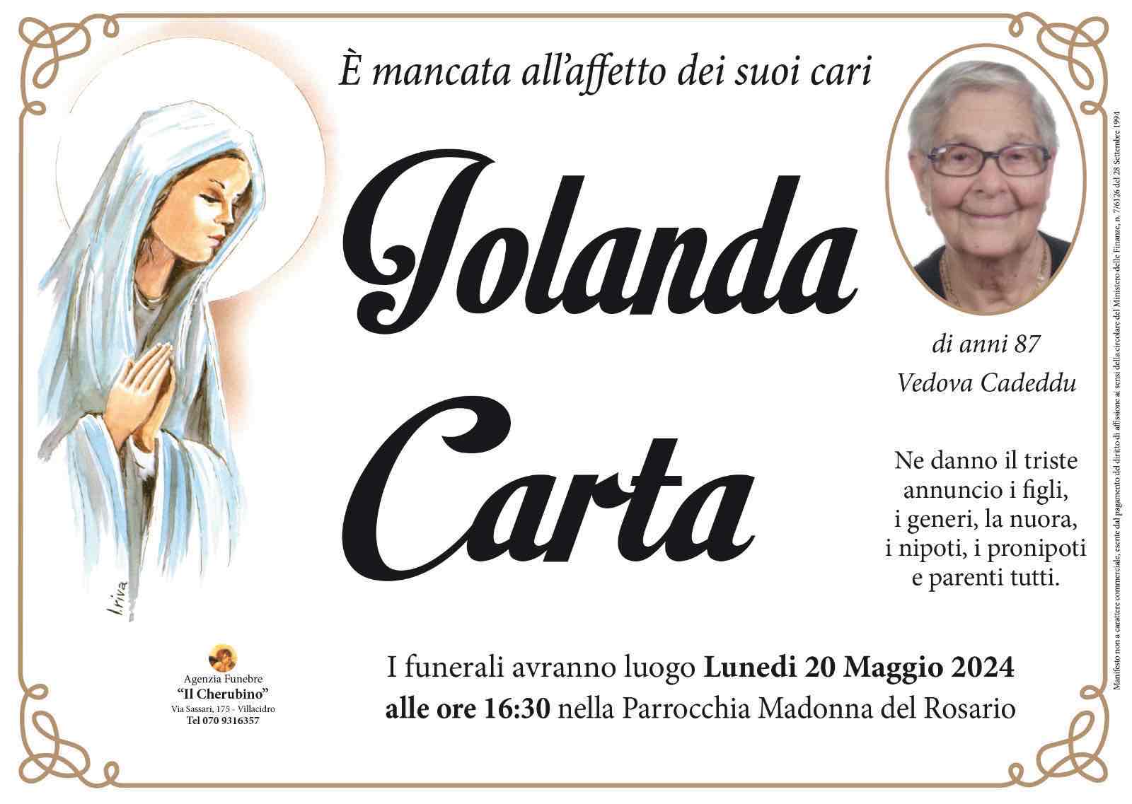 Carta Iolanda