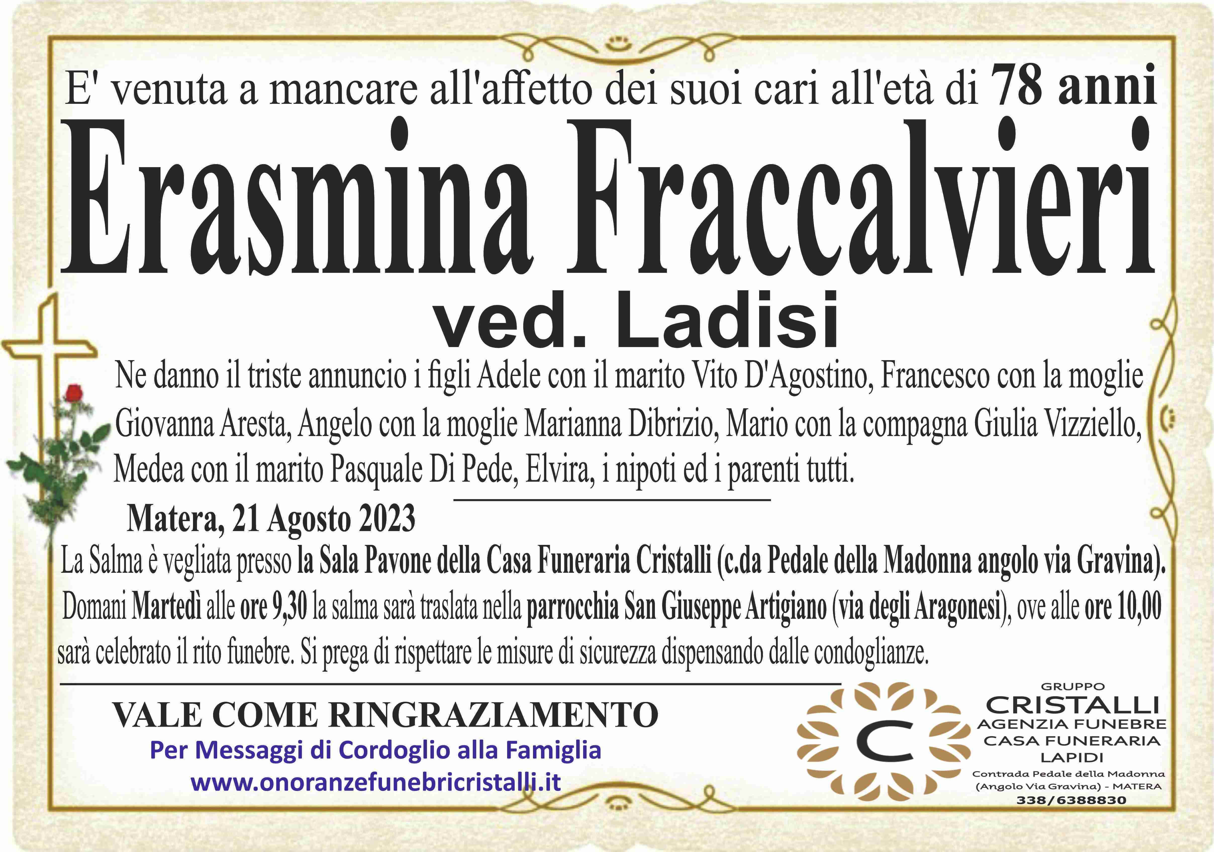 Erasmina Fraccalvieri