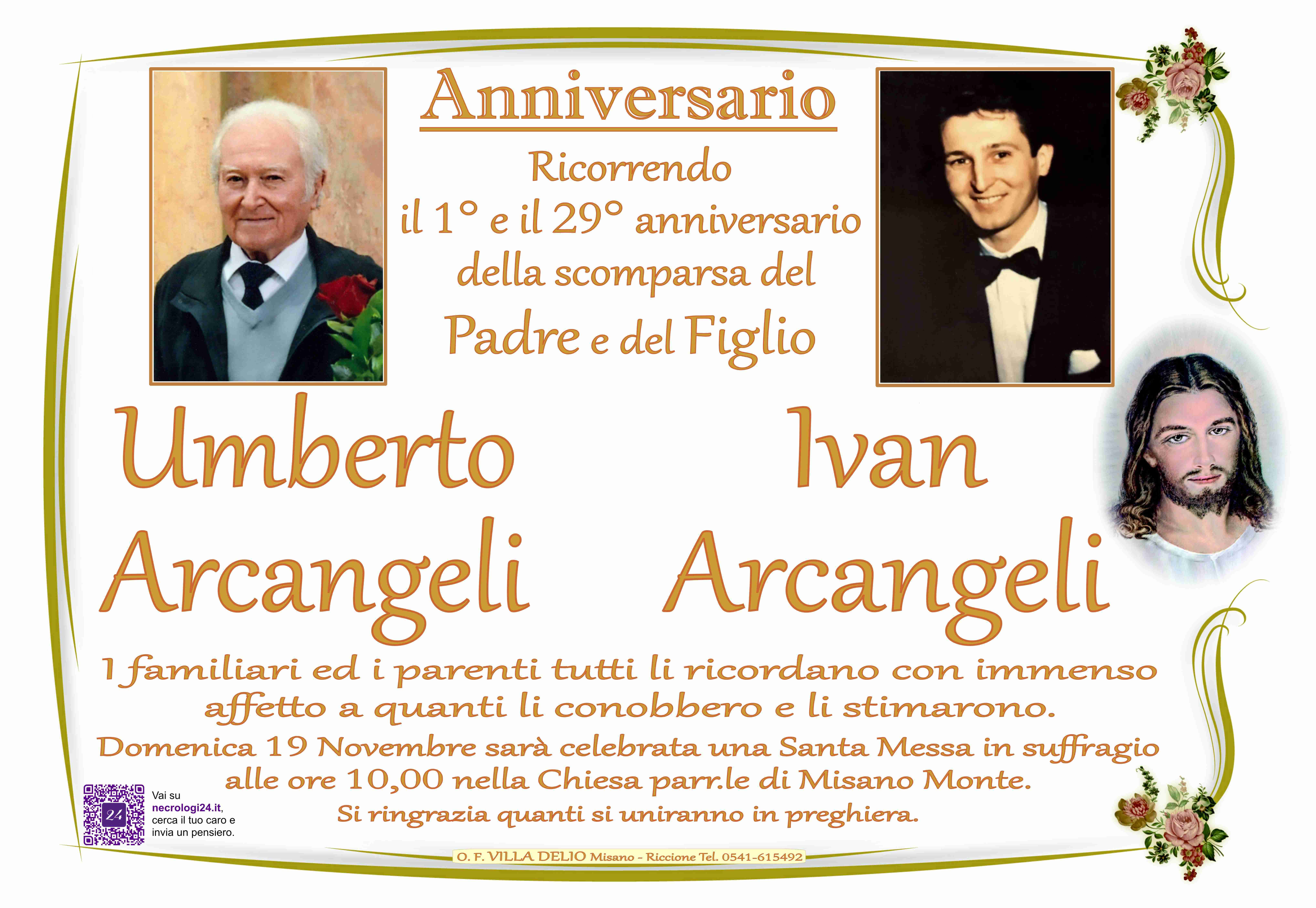 Umberto Arcangeli e Ivan Arcangeli