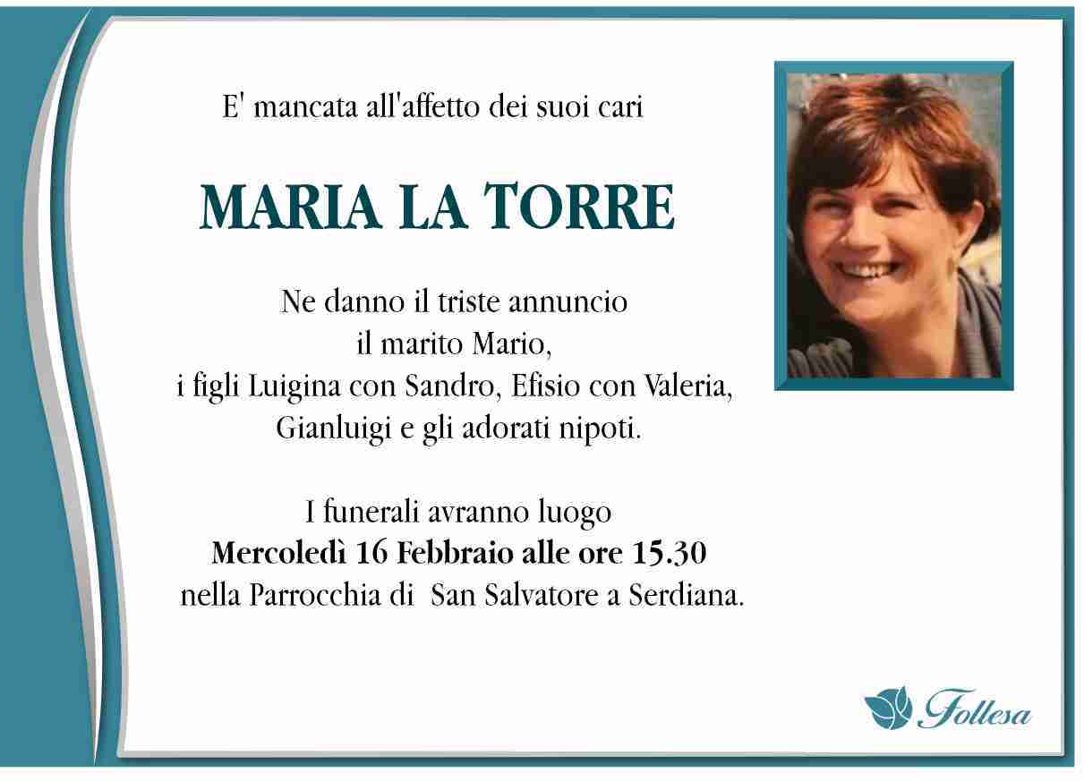 Maria La Torre