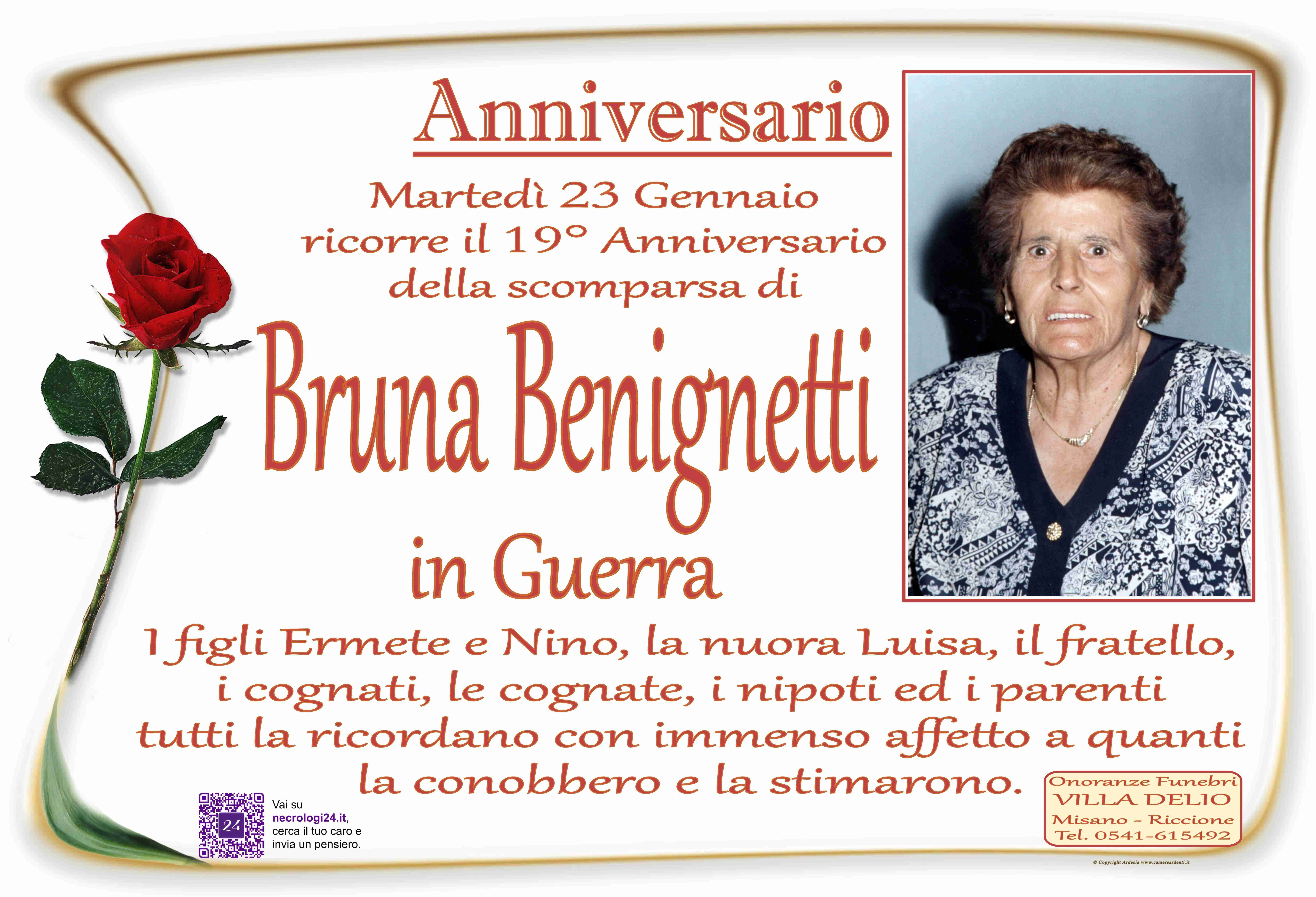 Bruna Benignetti in Guerra
