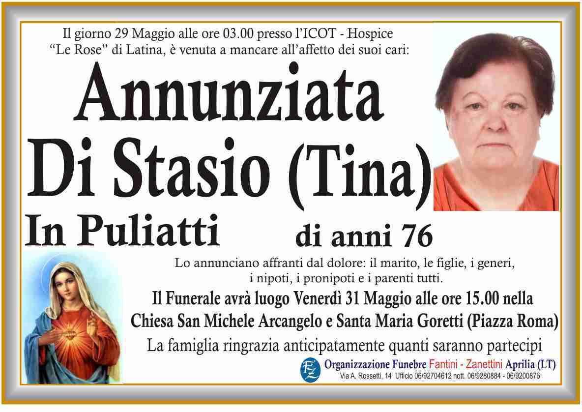 Annunziata Di Stasio (Tina)