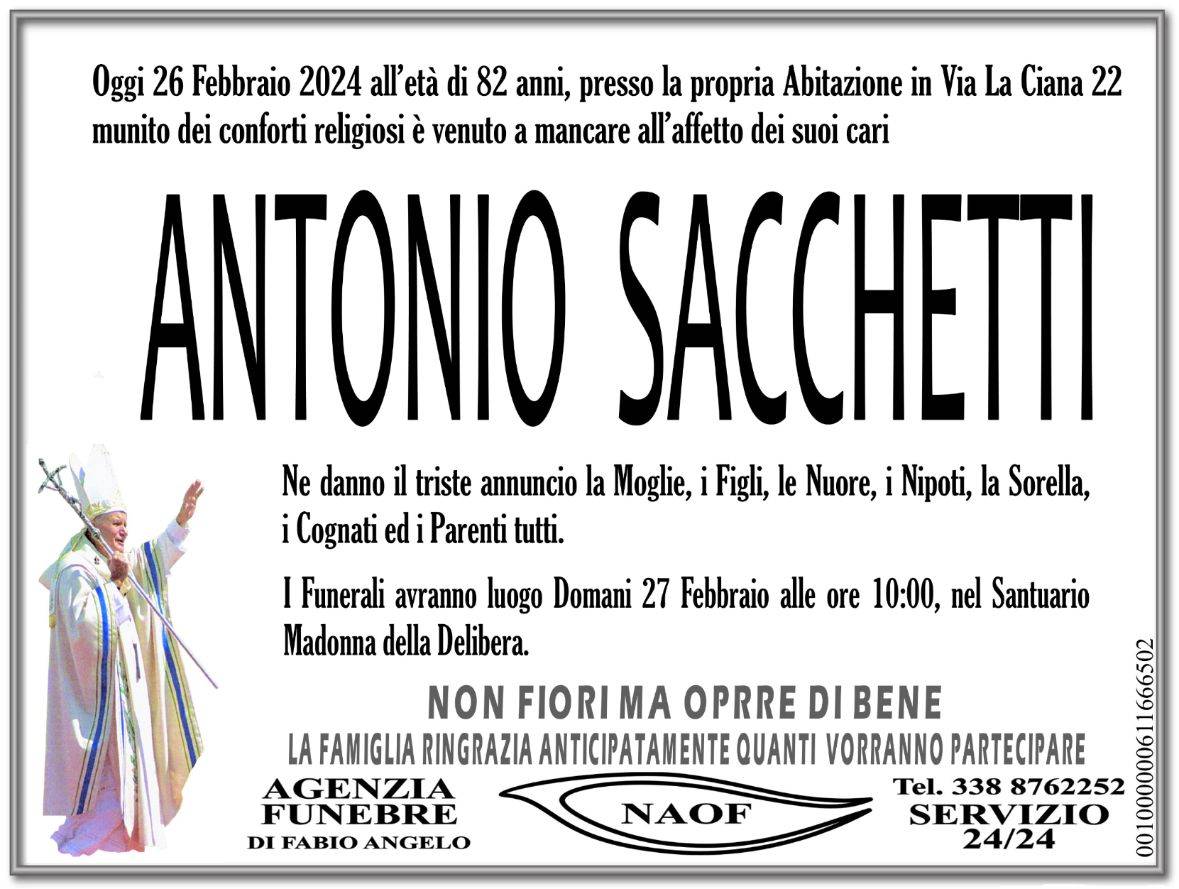 Antonio Sacchetti