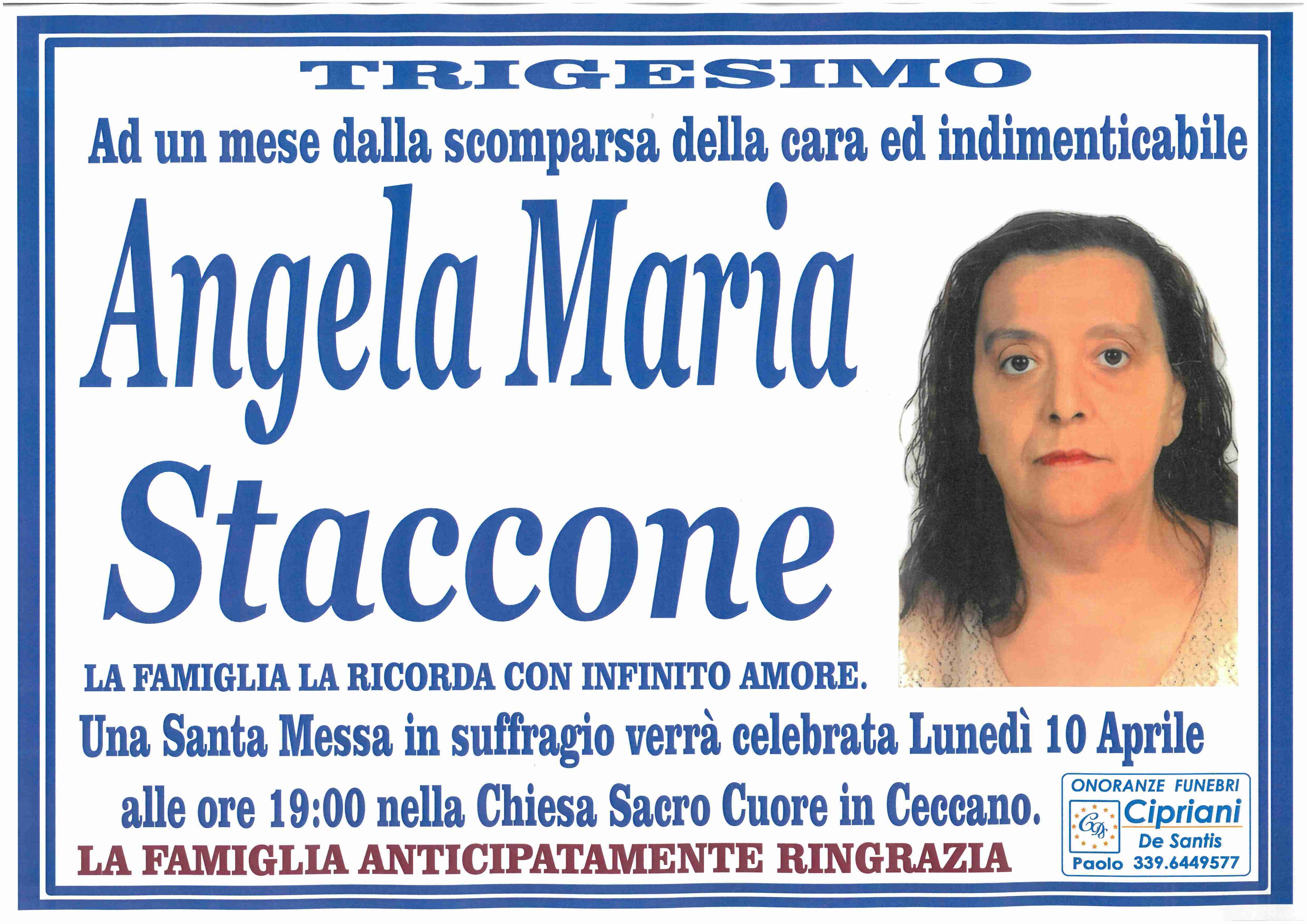 Angela Maria Staccone