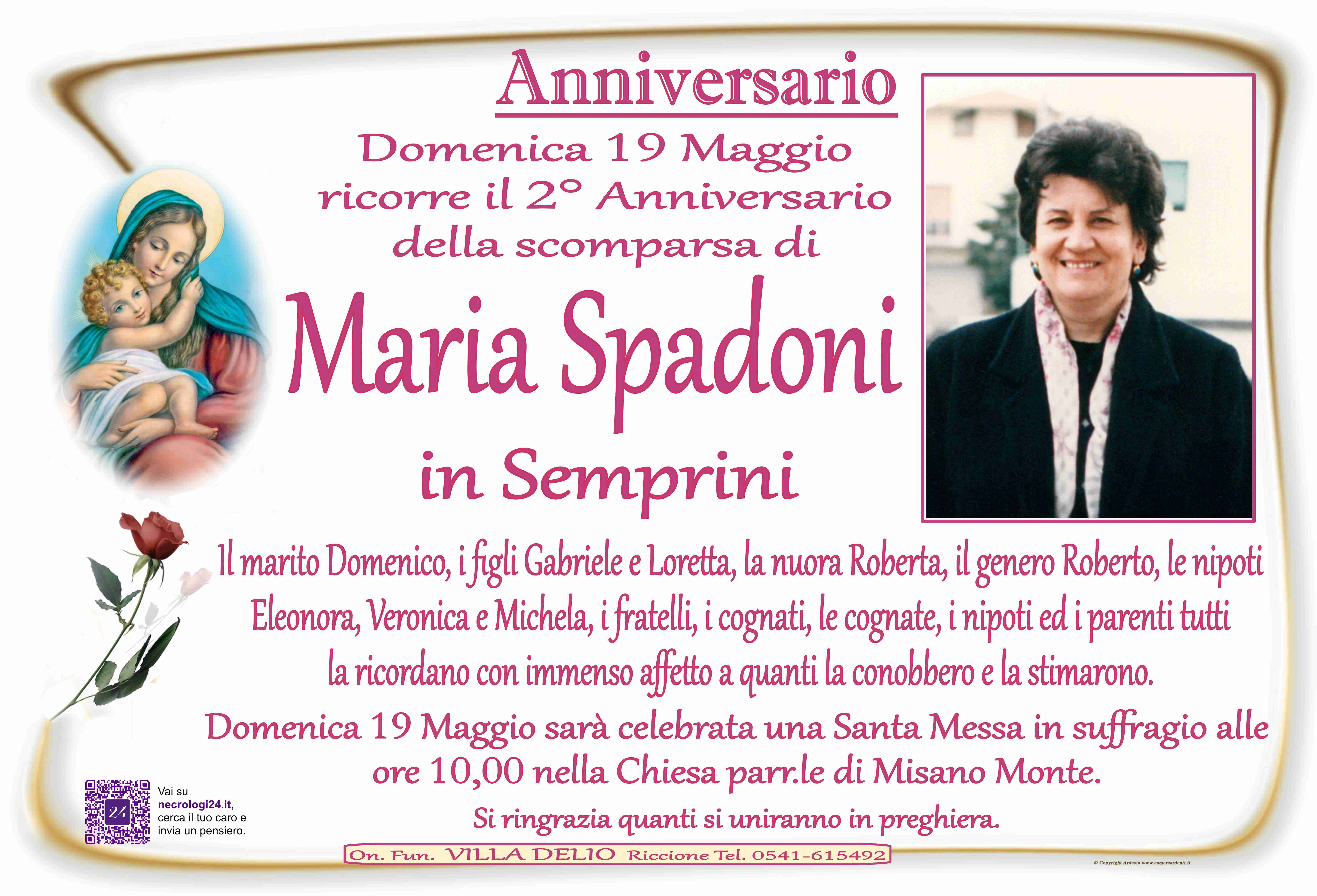 Maria Spadoni in Semprini