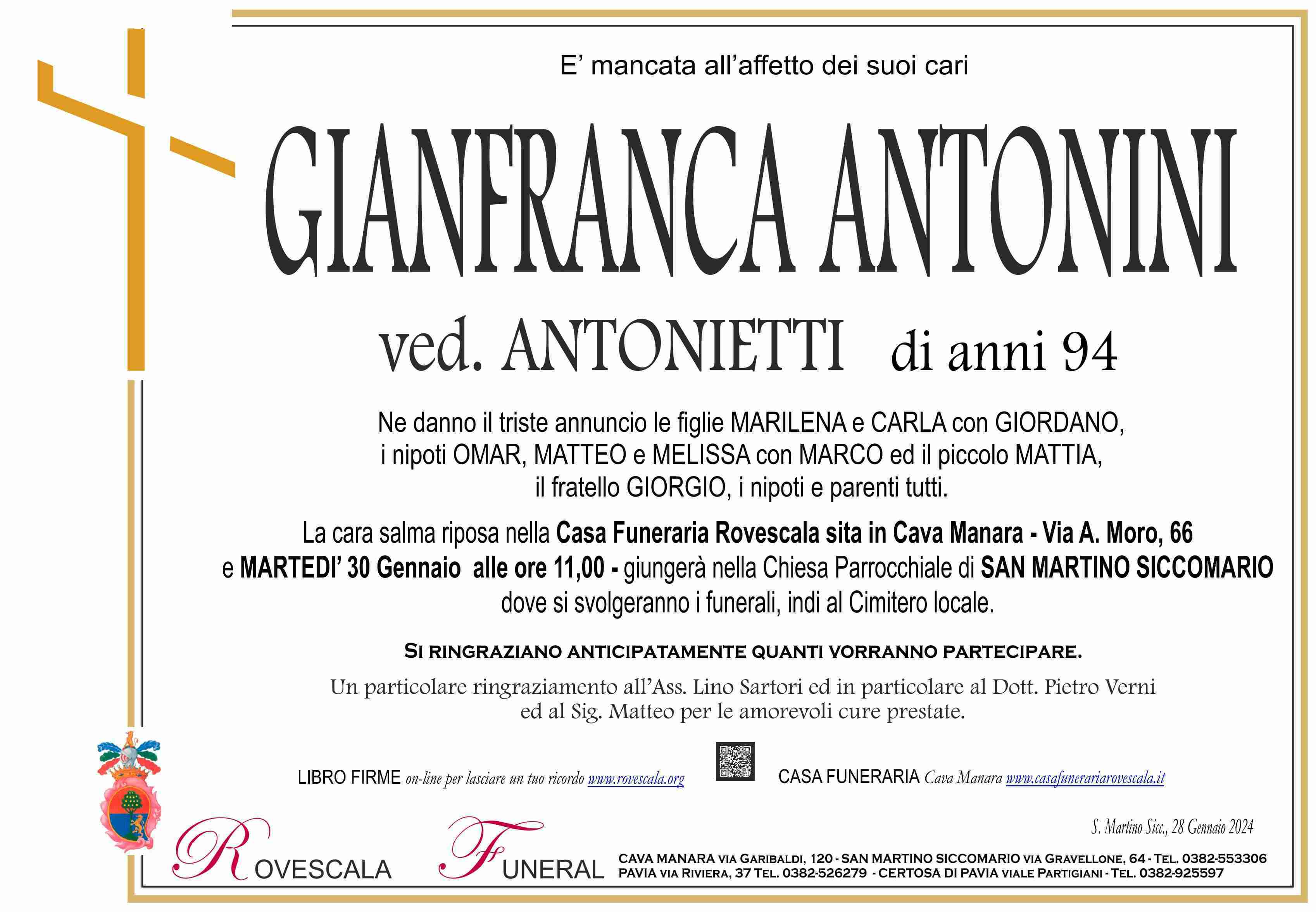 Gianfranca Antonini