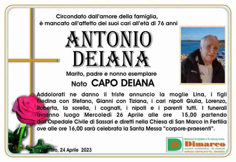 Antonio Deiana noto Capo Deiana