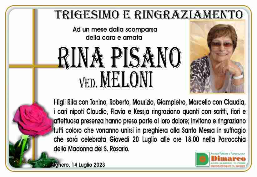 Rina Pisano ved. Meloni