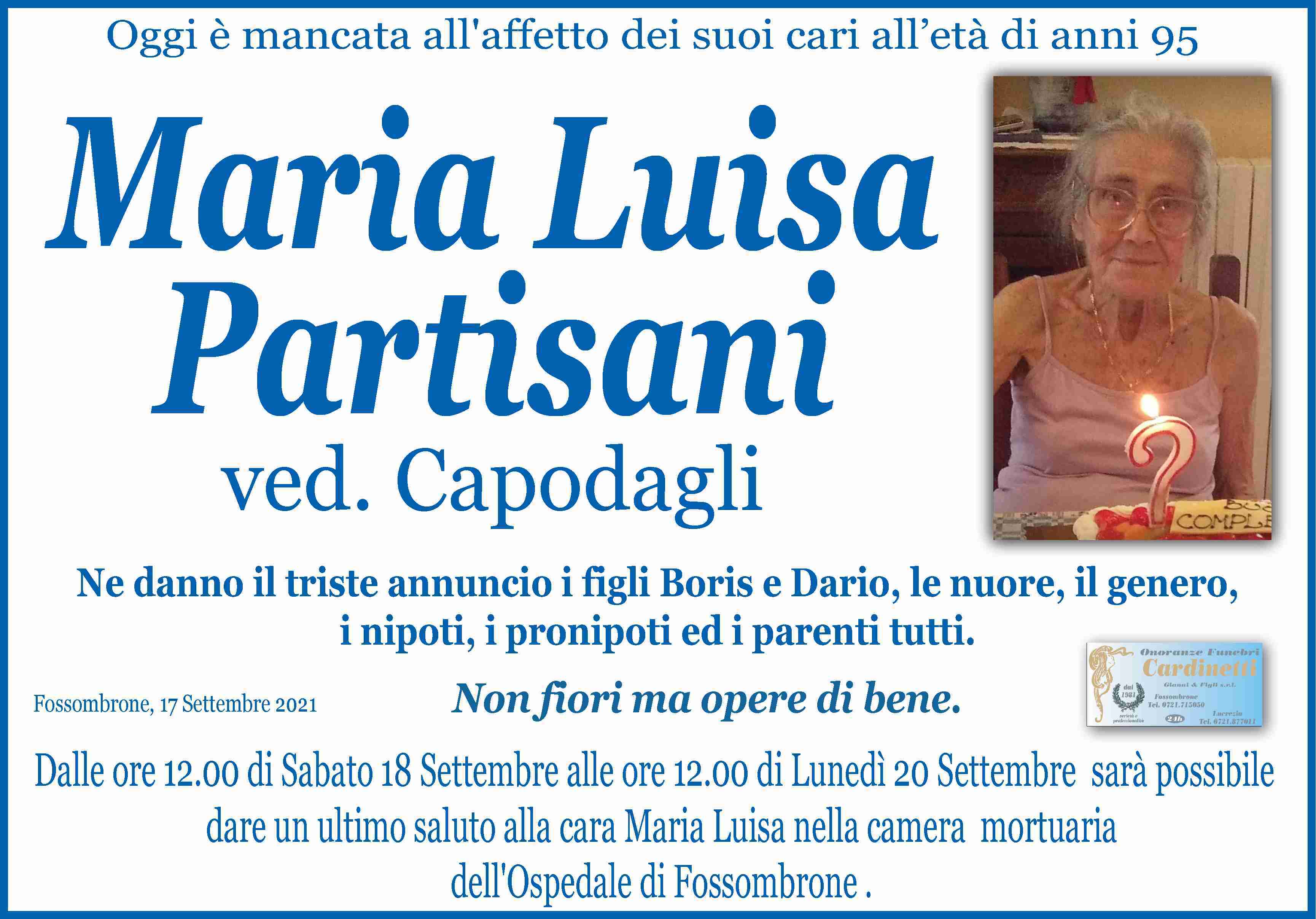 Maria Luisa Partisani