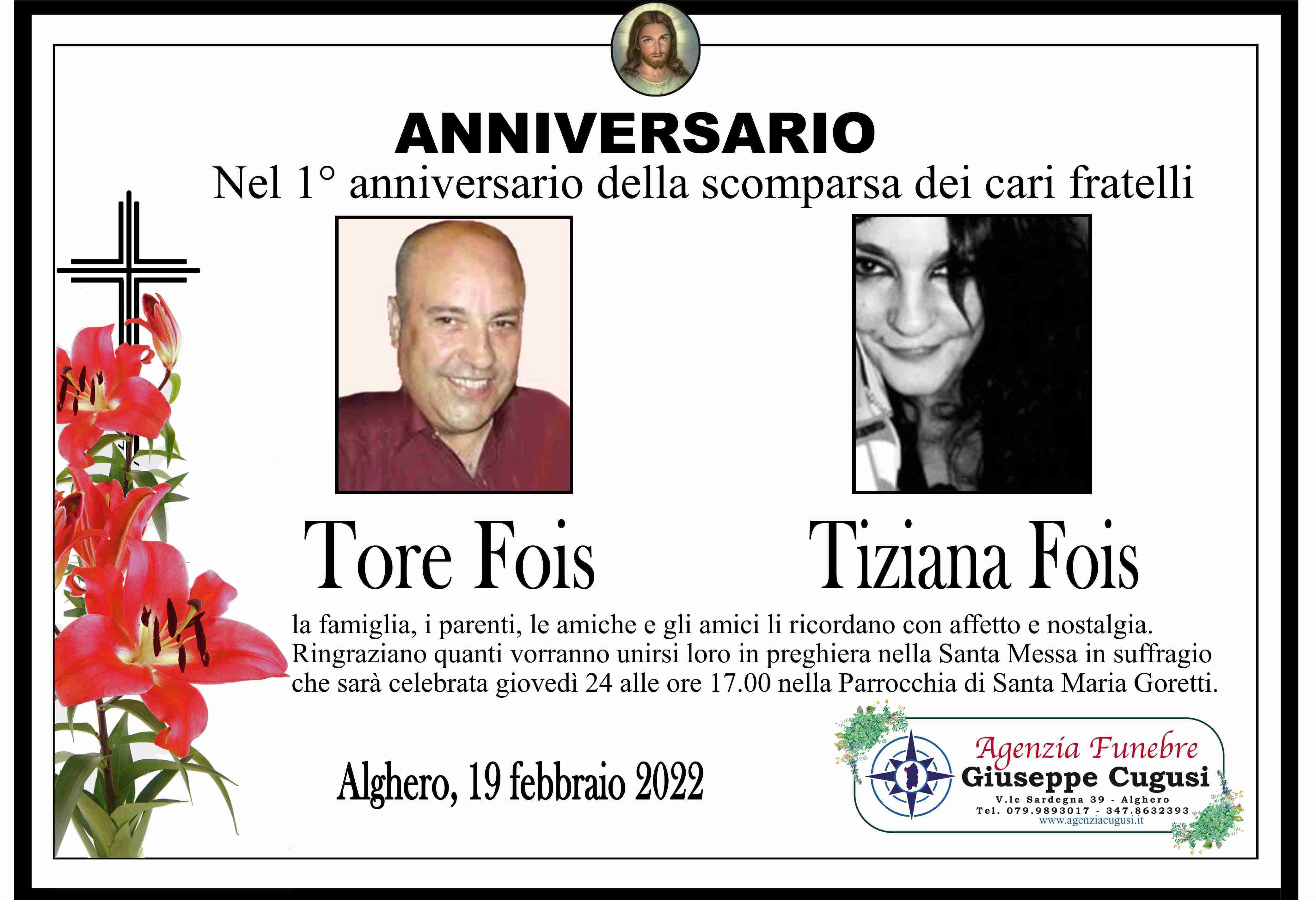 Tore Fois e Tiziana Fois