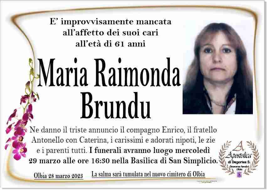 Maria Raimonda Brundu