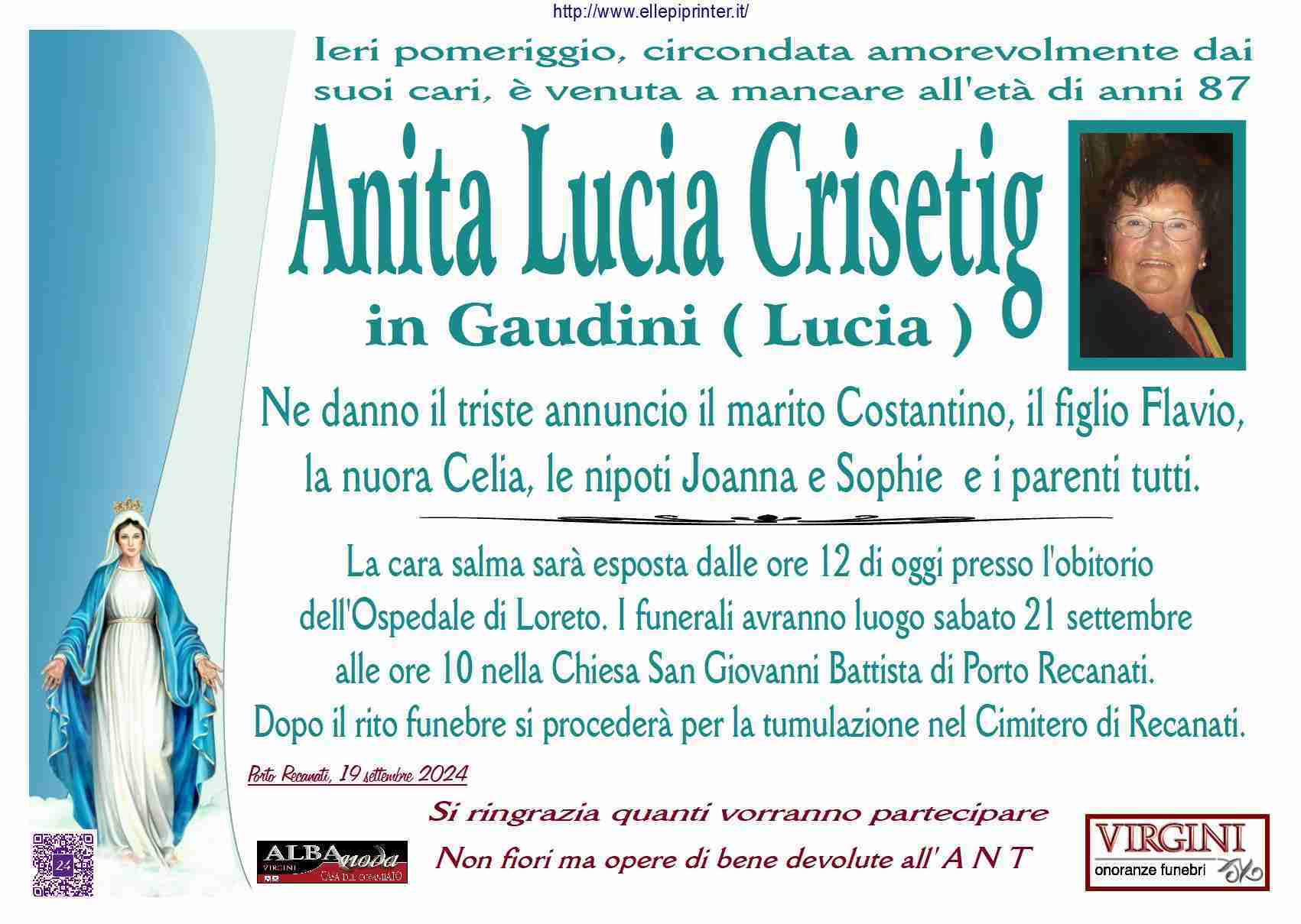 Anita Lucia Crisetig