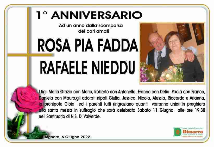 Rosa Pia Fadda e Rafaele Nieddu