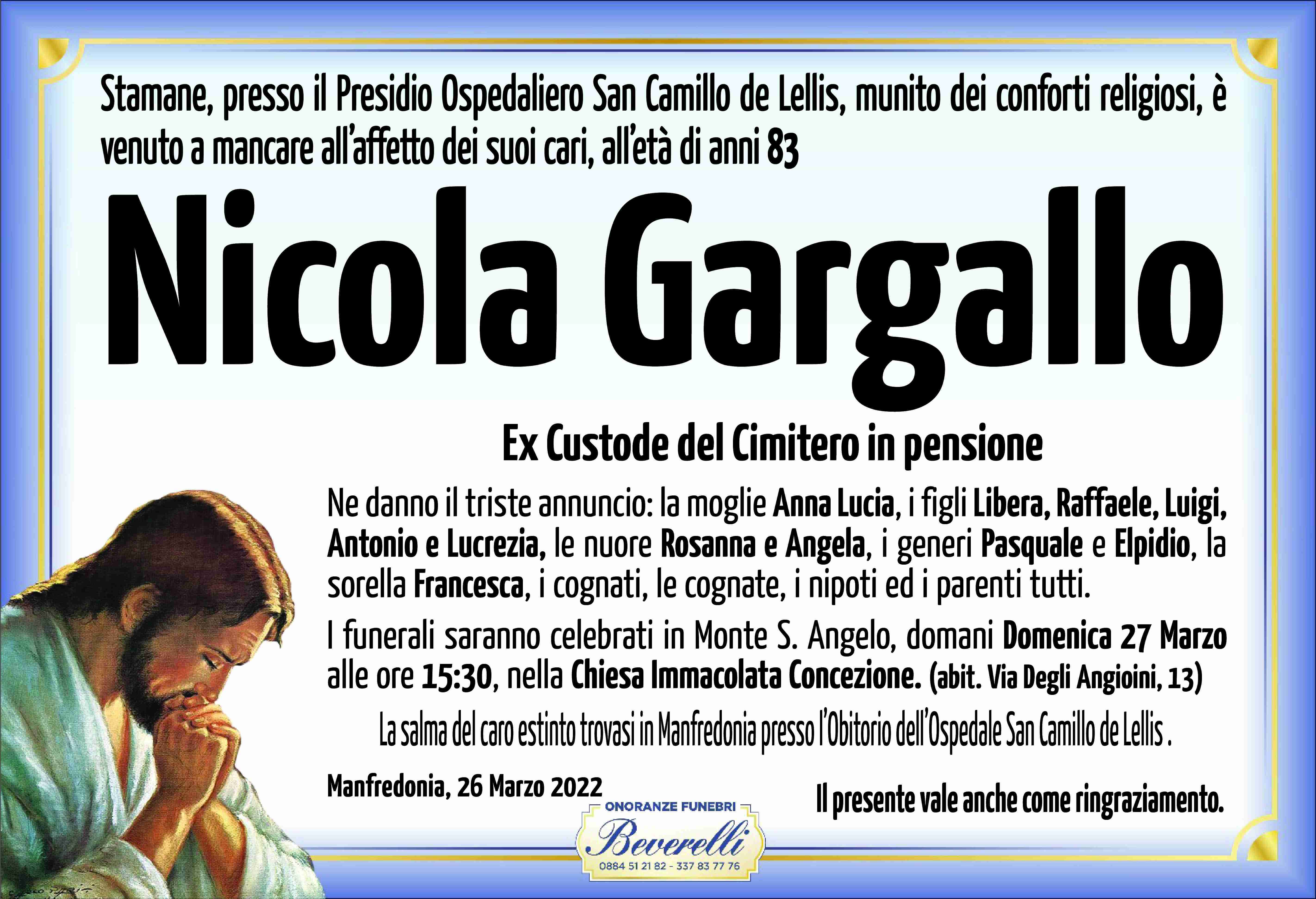 Nicola Gargallo