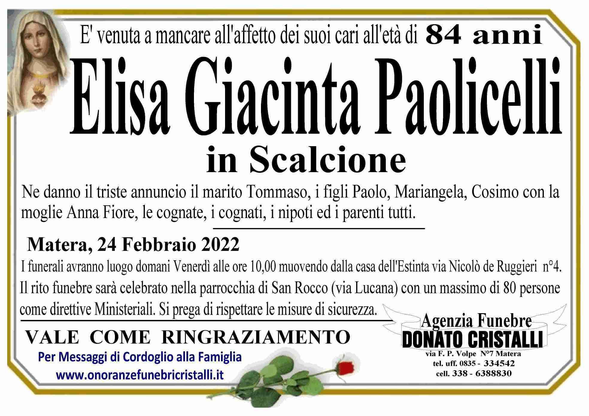 Elisa Giacinta Paolicelli