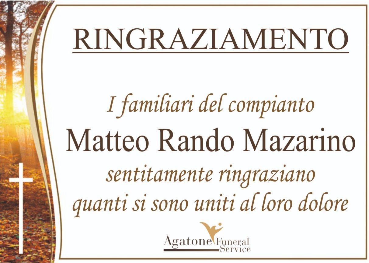 Matteo Rando Mazarino
