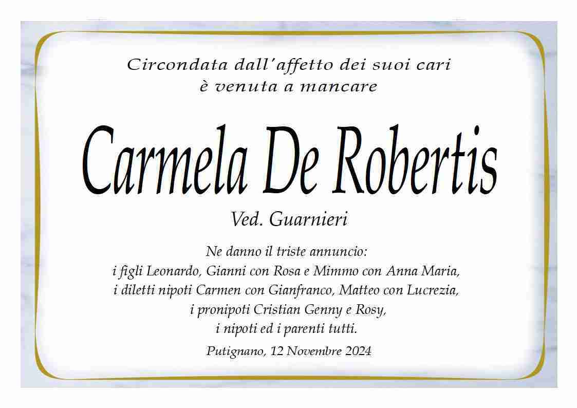 Carmela De Robertis