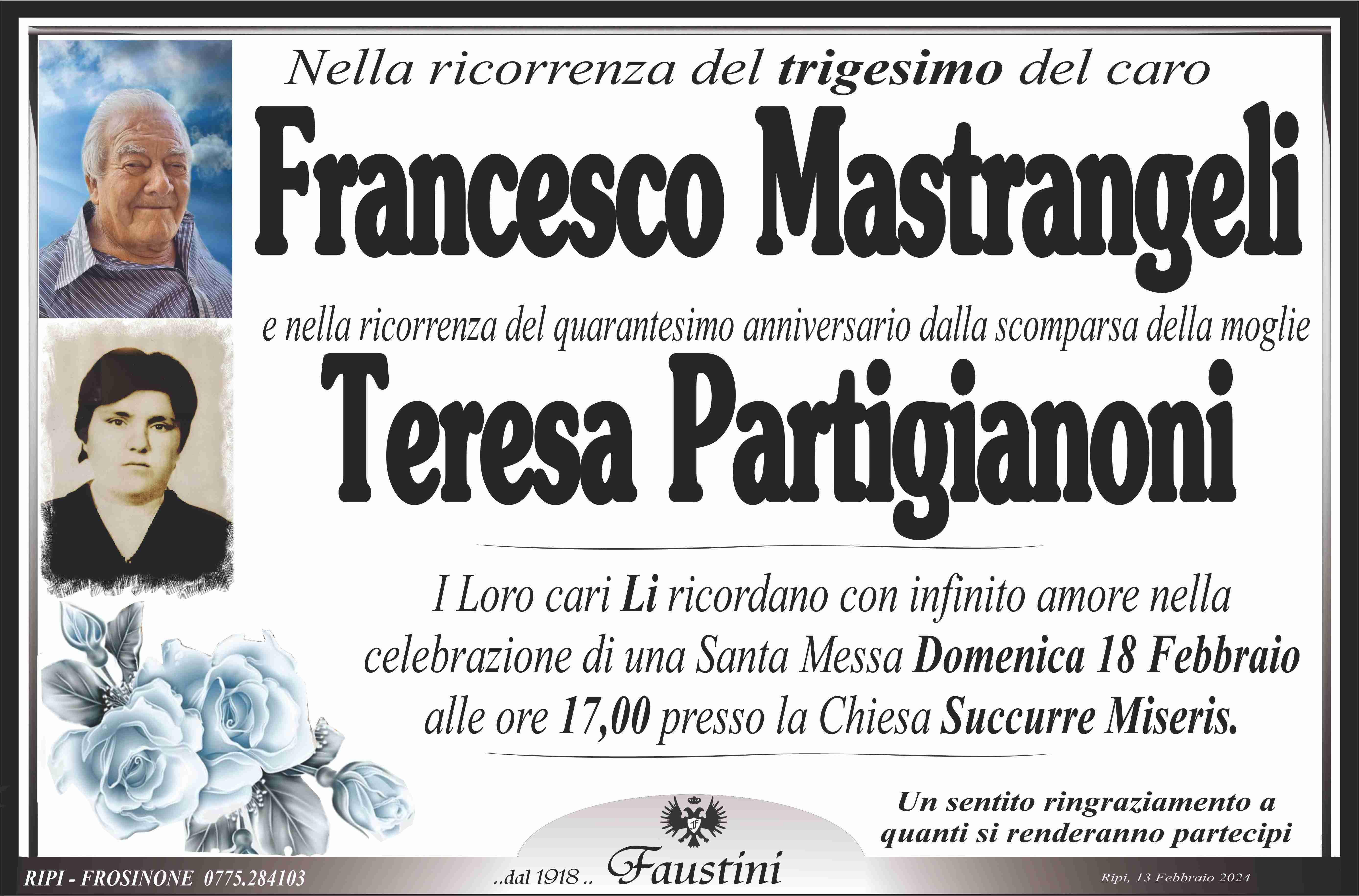 Francesco Mastrangeli - Teresa Partigianoni