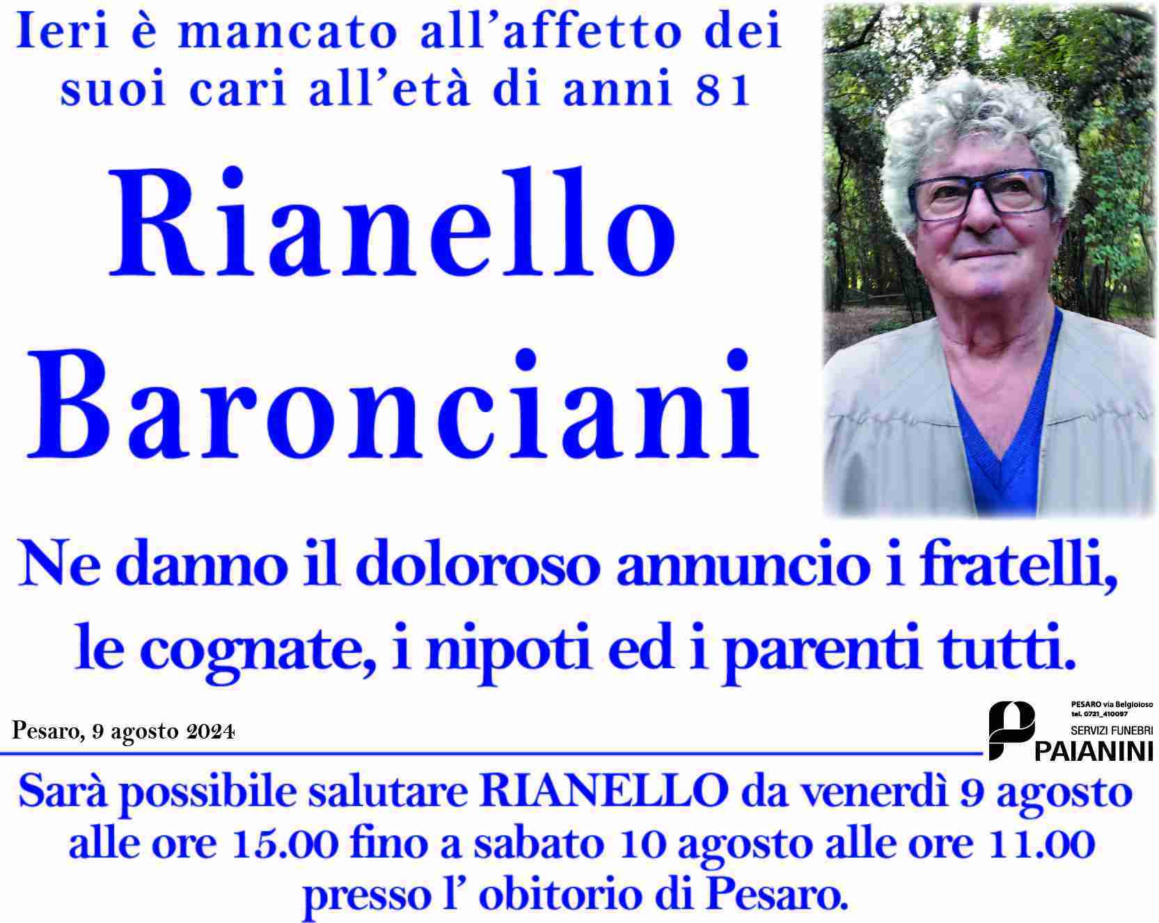 Rianello baronciani