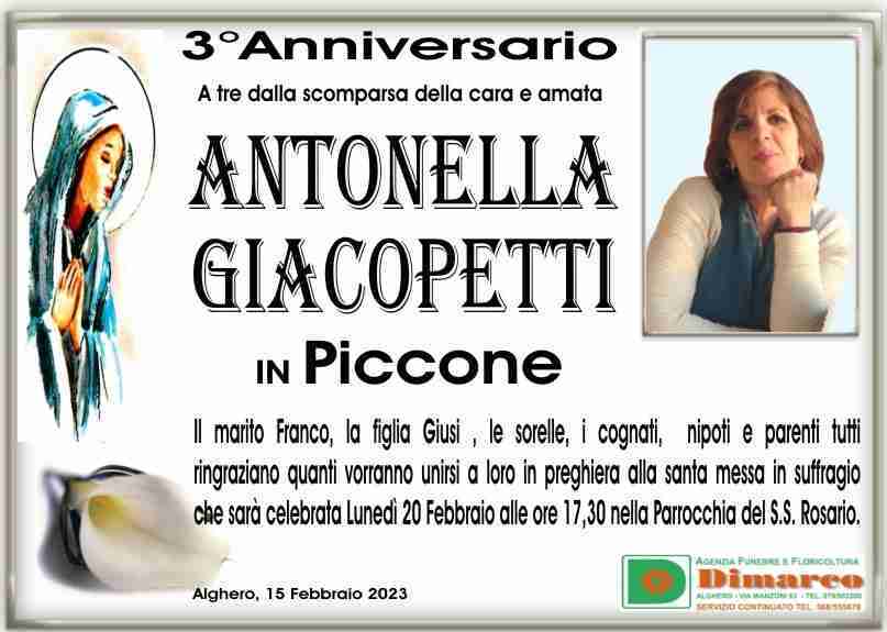 Antonella Giacopetti in Piccone