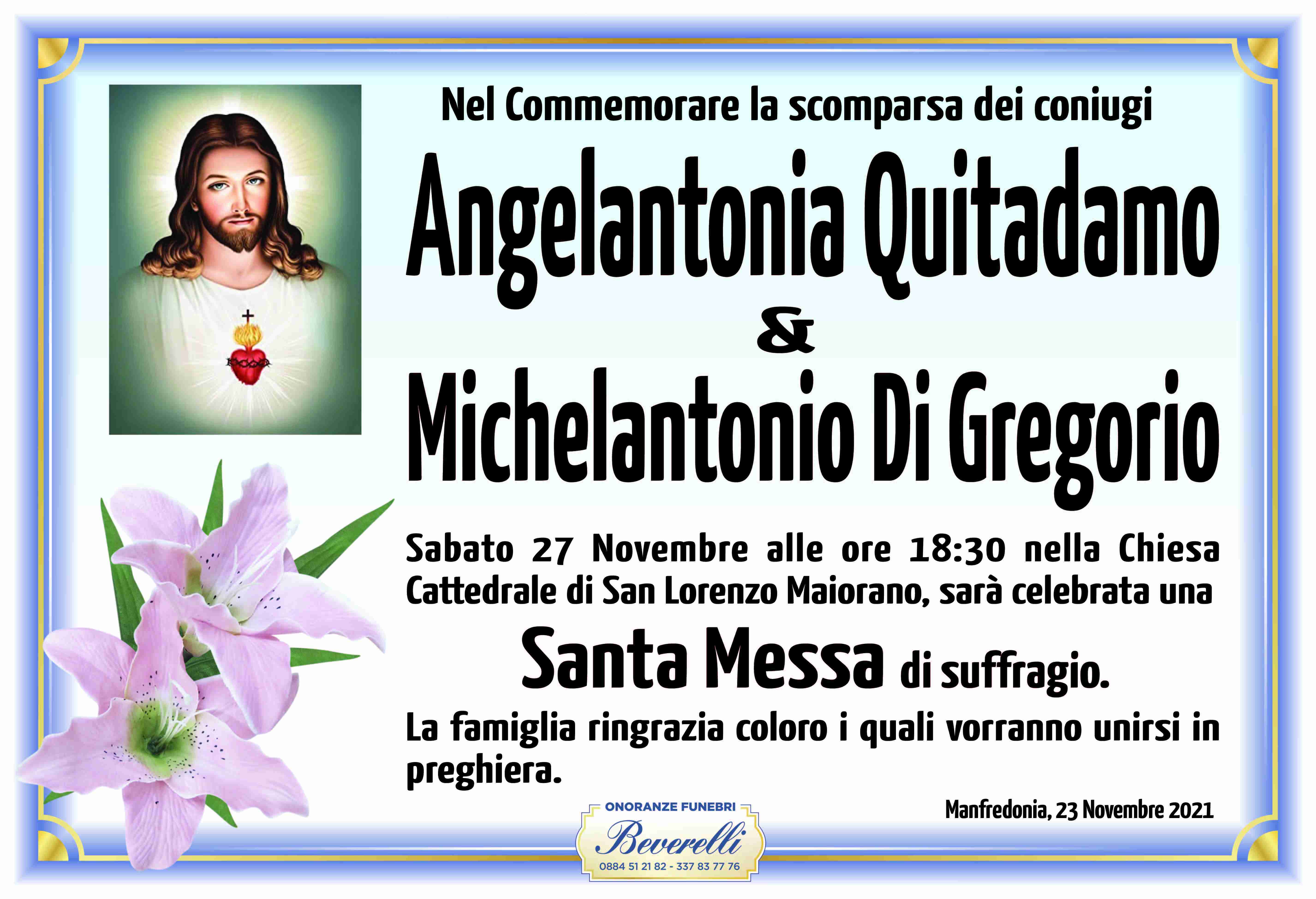 Angelantonia Quitadamo e Michelantonio Di Gregorio