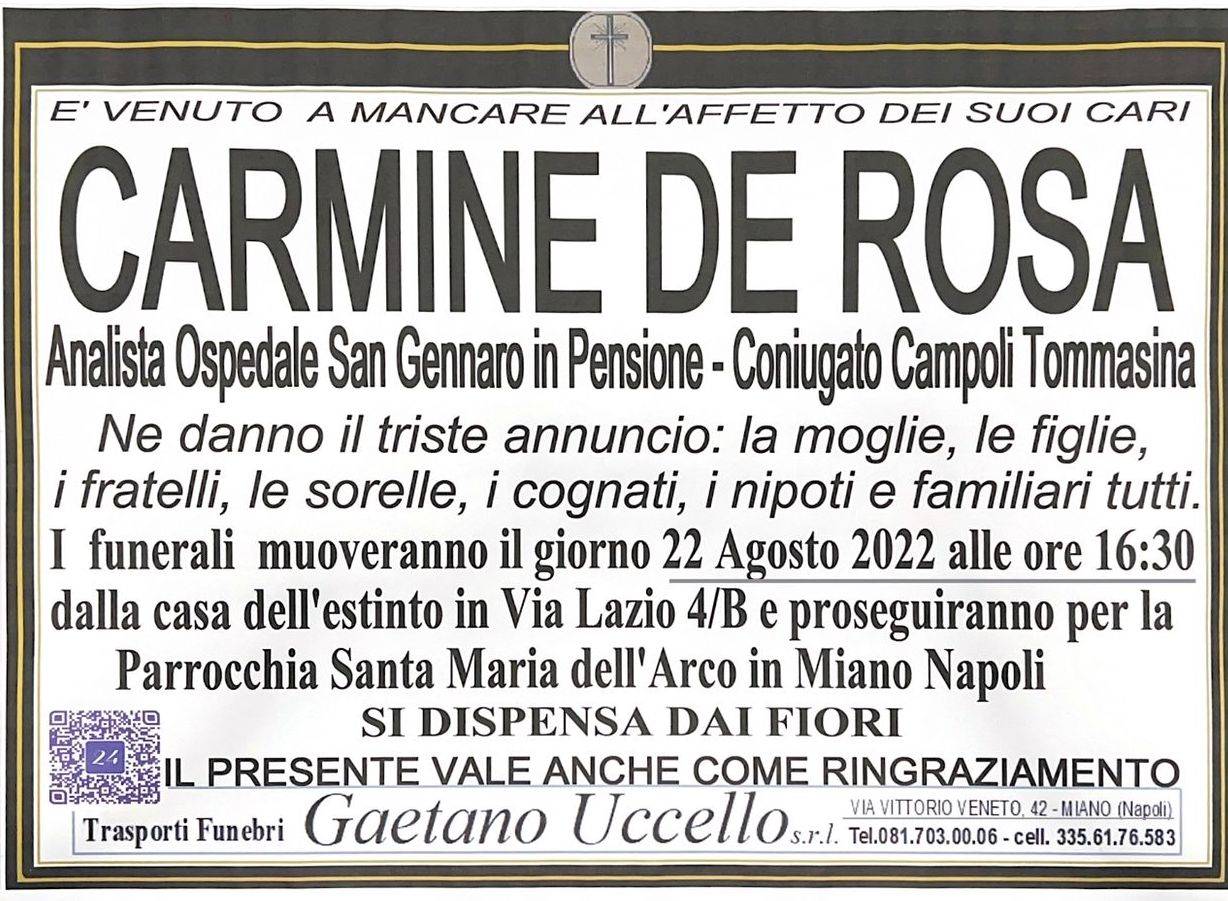 Carmine De Rosa