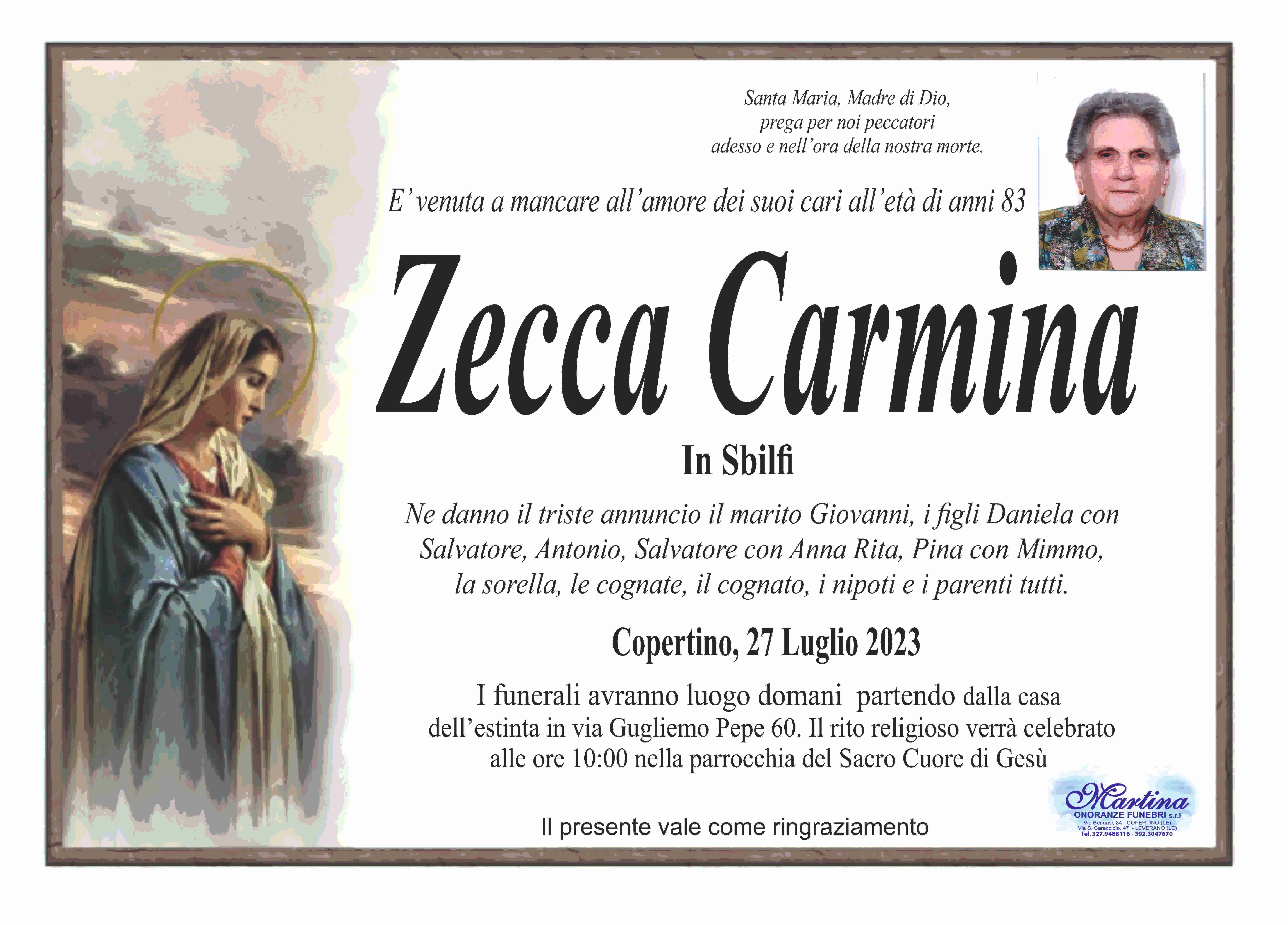Carmina Zecca